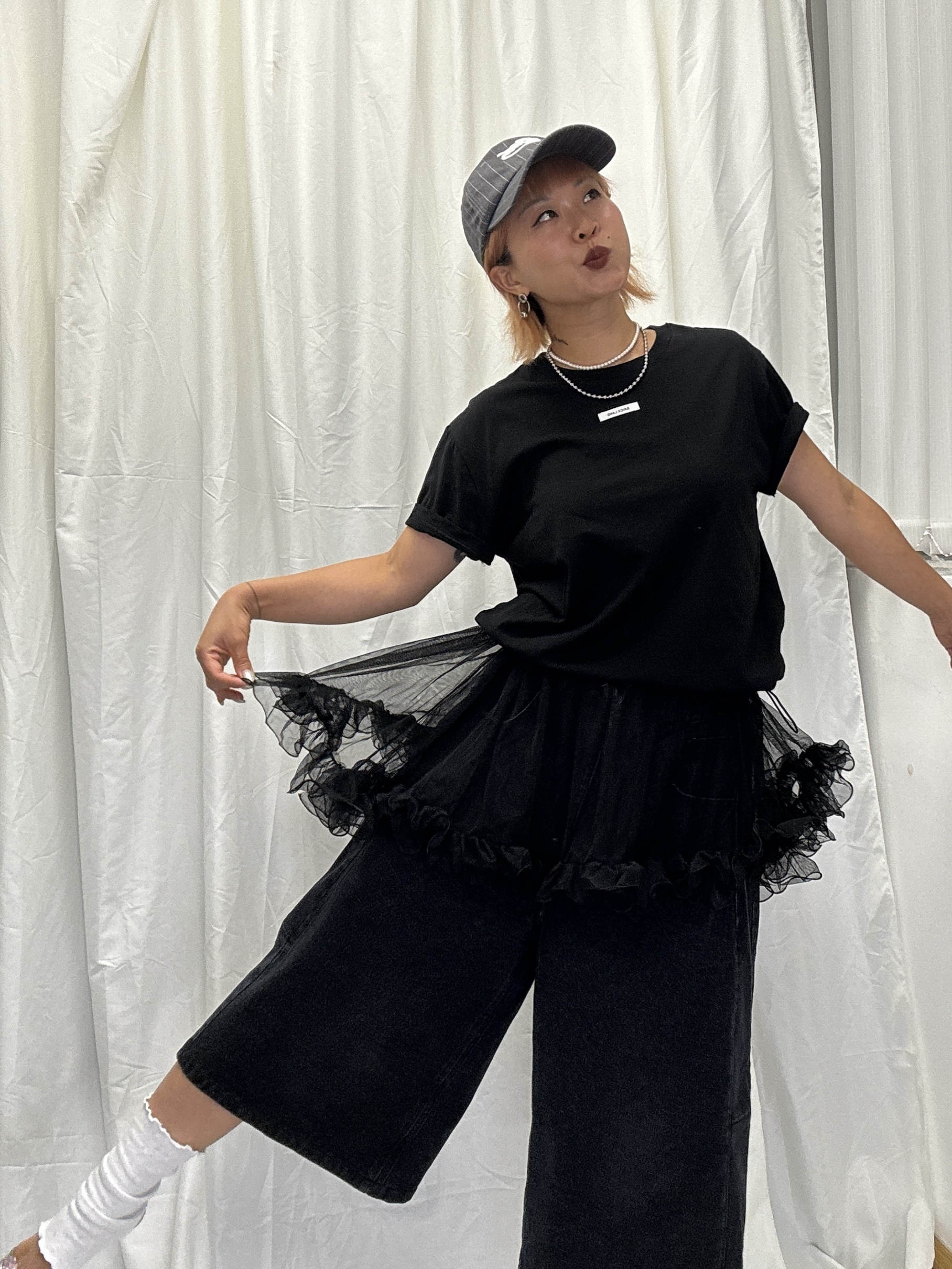 黑色Ballet Tee恤