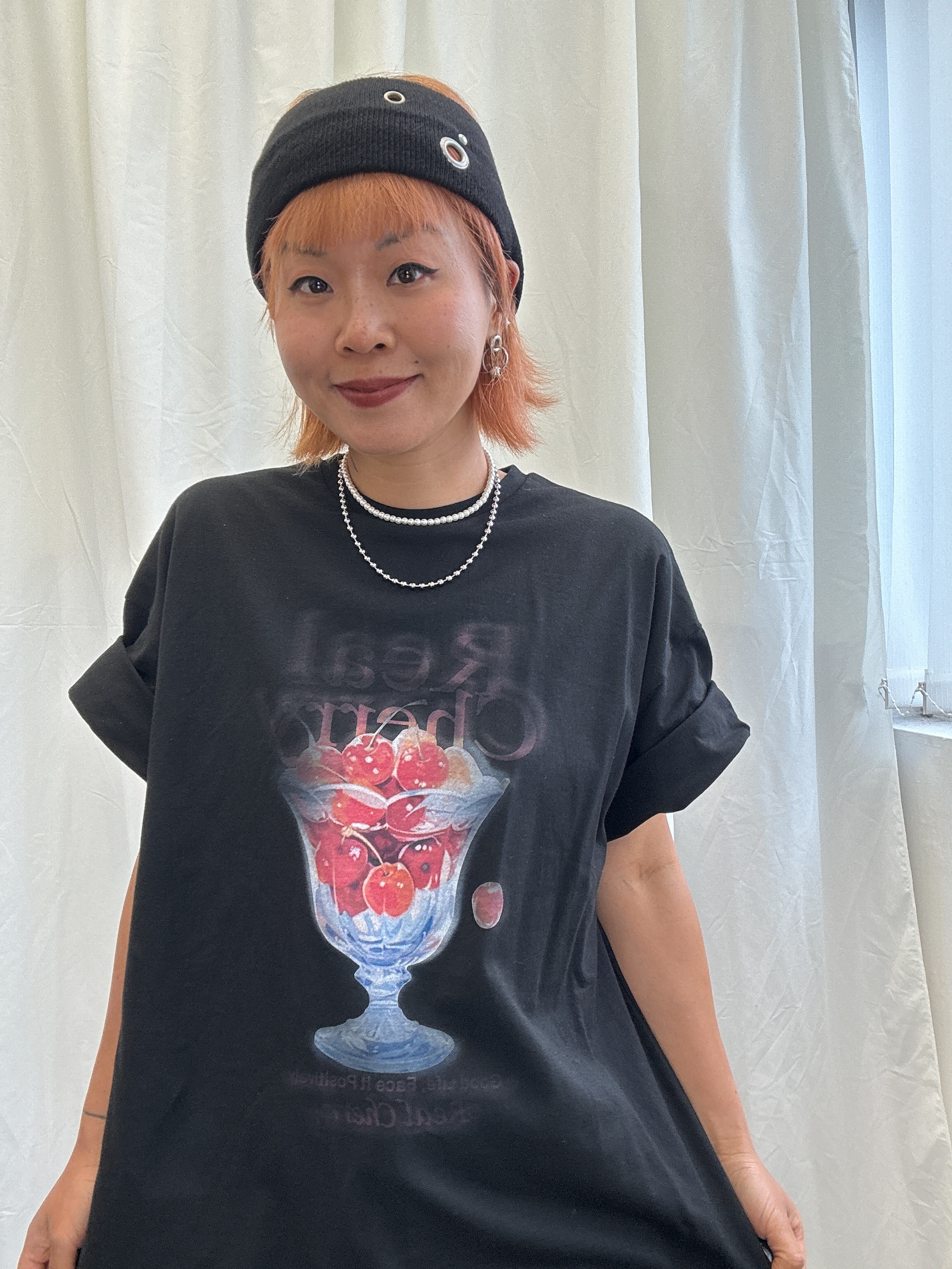 黑色Cherry Tee恤