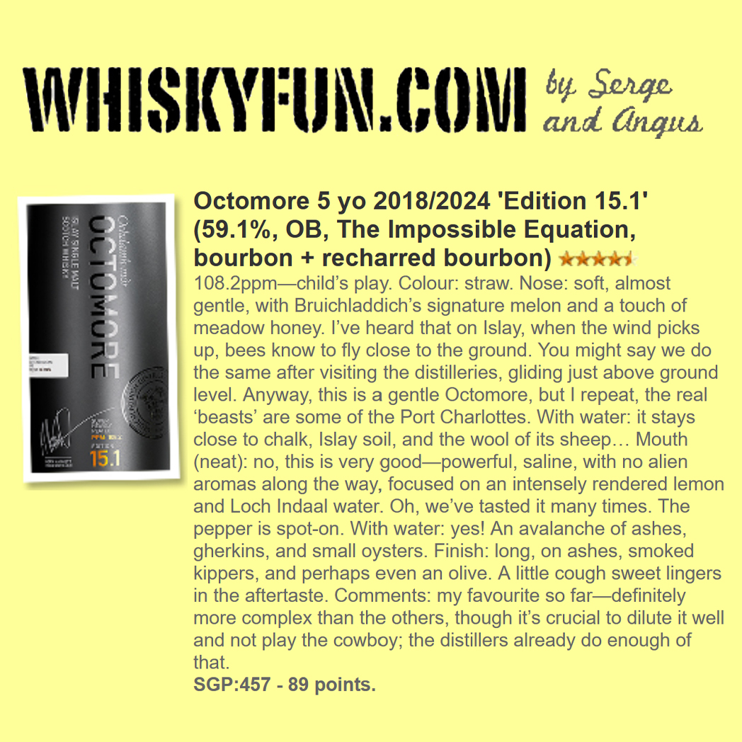 Octomore Edition 15.1 PPM: 108.2 Edition 59.1%