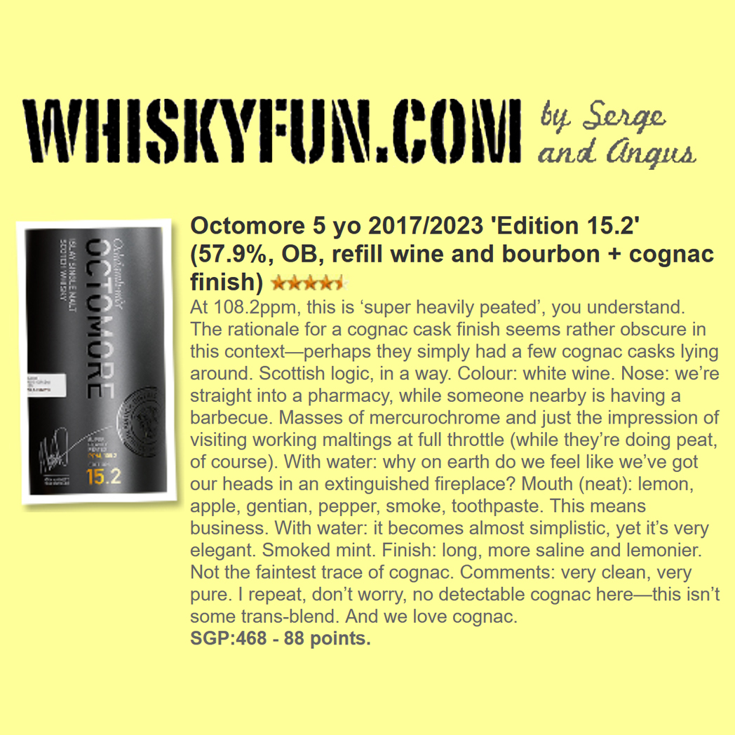 Octomore Edition 15.2 PPM: 108.2 57.9%