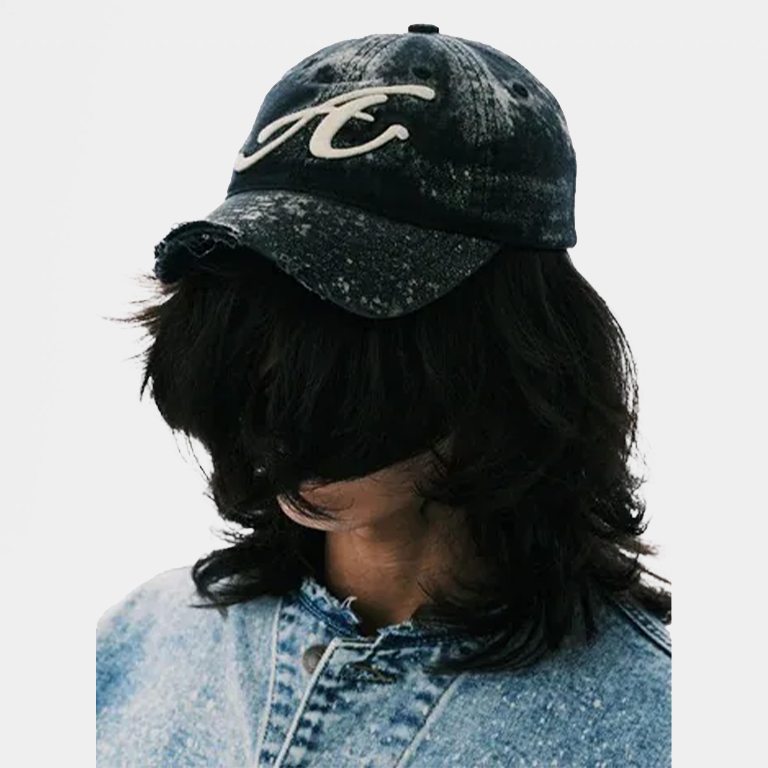 ANOWHEREMAN Bleach Raw Edge Cap