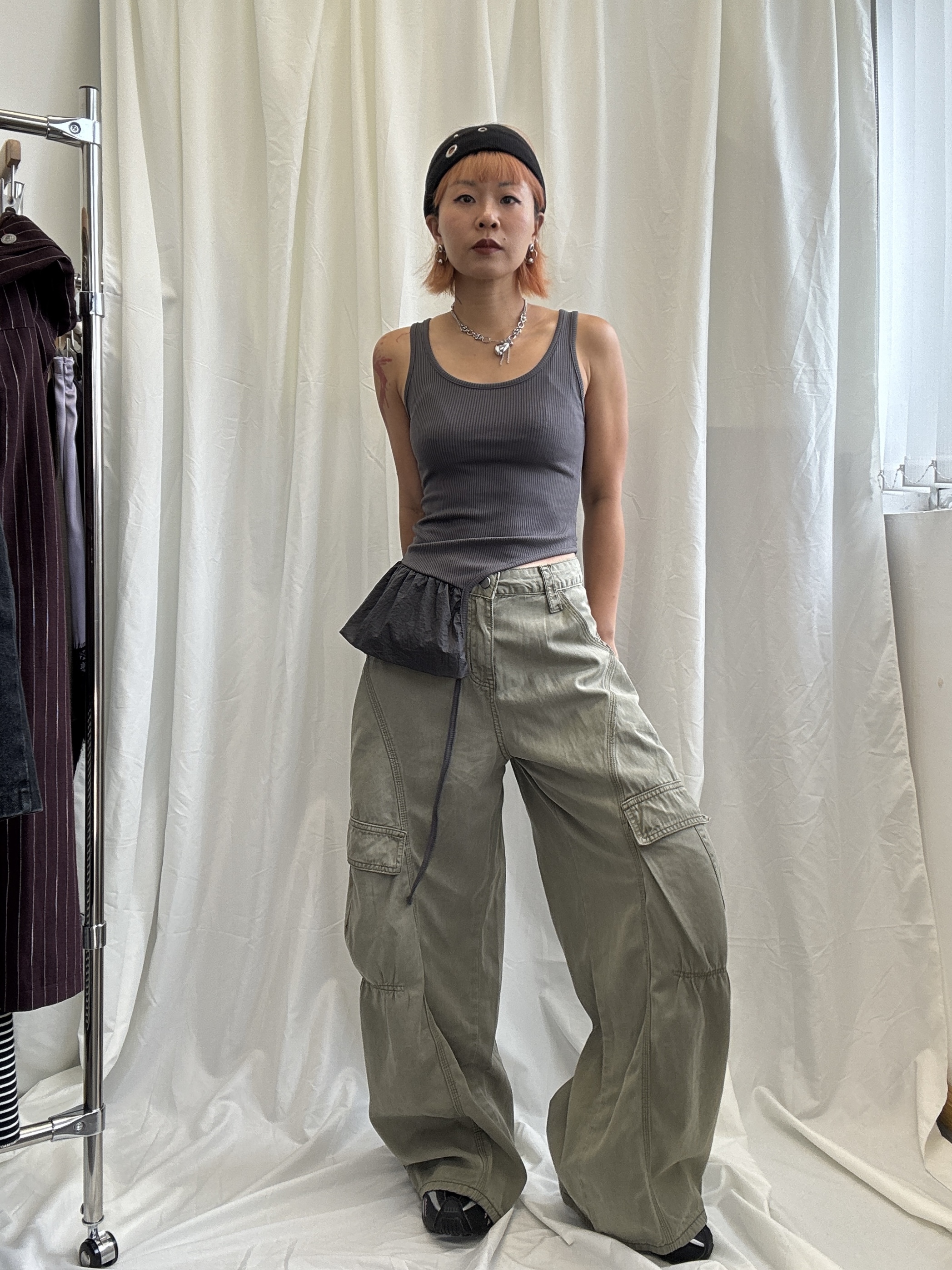 襯layer ruffles 背心（2色）
