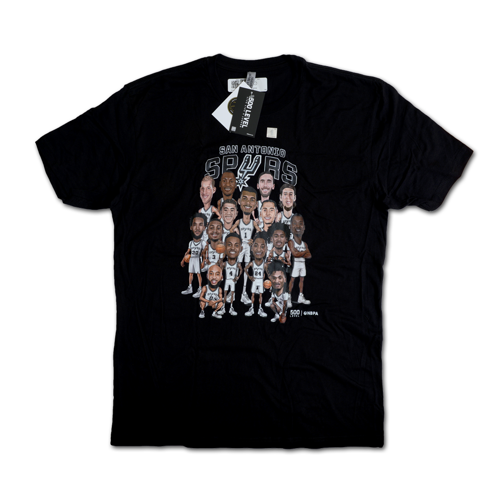 500 Level 聖安東尼奧馬刺隊 2026 季後賽 漫畫 T-Shirt