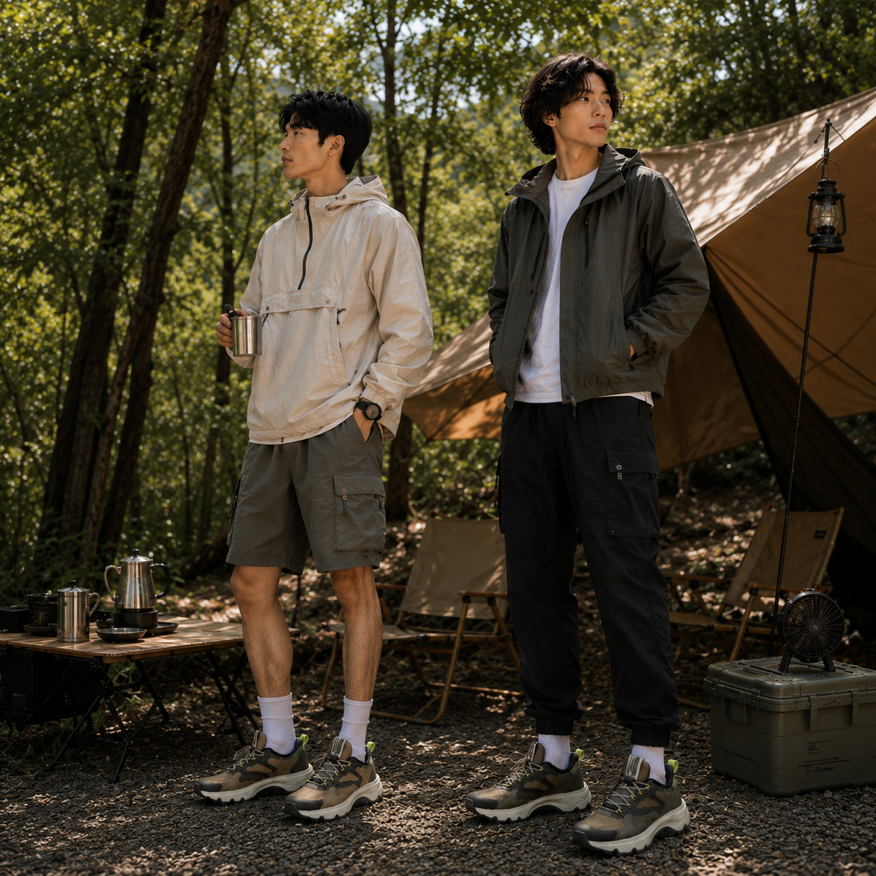 PALLADIUM 休閒鞋 THUNDER LO S 沙漠棕 再生 潮流 機能鞋 男 09164-003