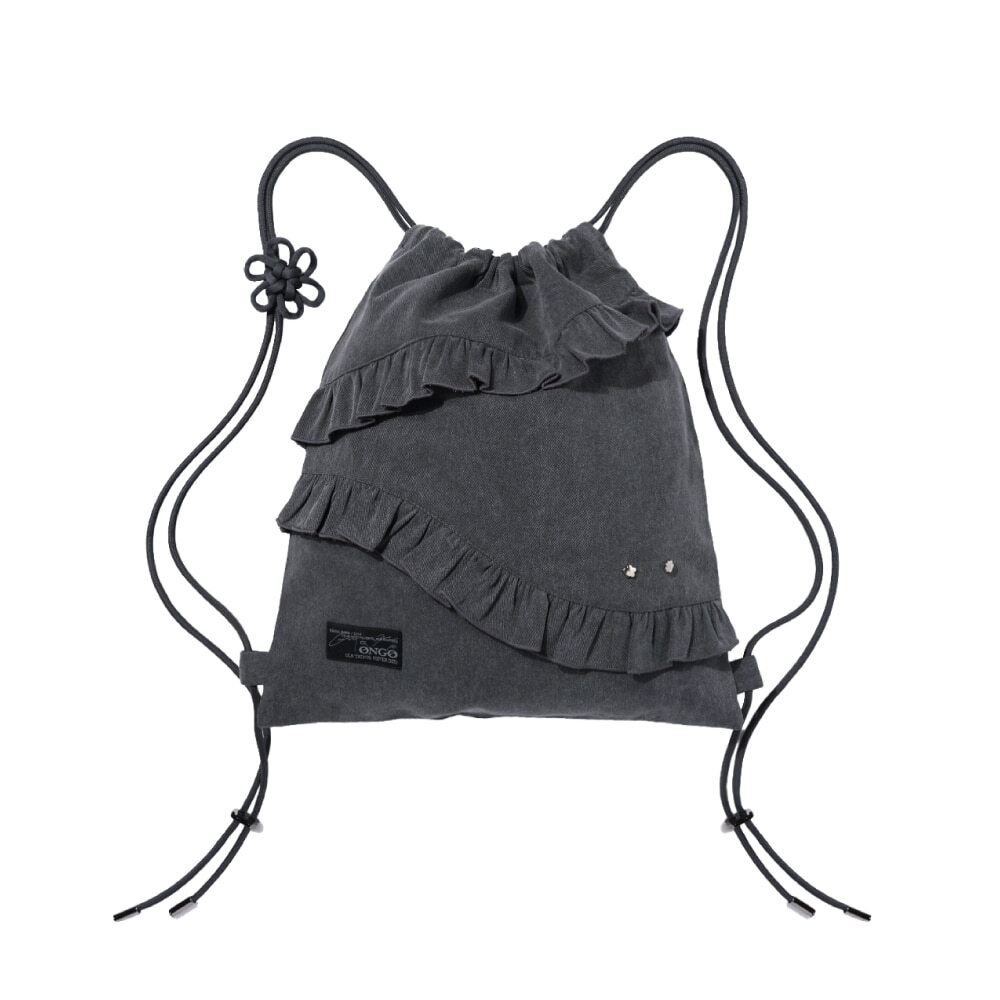 ONGO Flower Knot Ruffle Bag