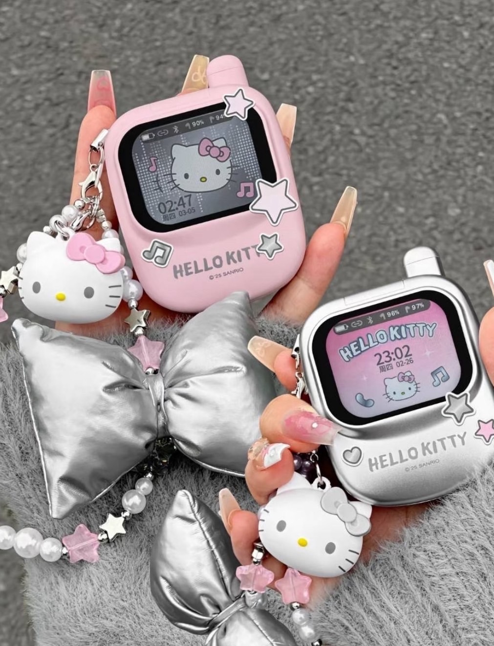 <甜心萌物🎀> HELLO KITTY 手機造型螢幕耳機 三麗鷗正版授權 兩色