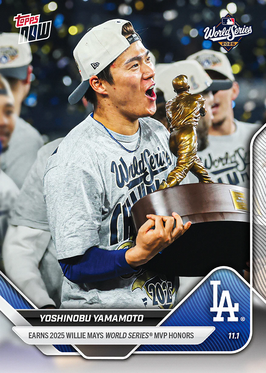 山本由伸 2025 Topps NOW 球員卡 Card 926
