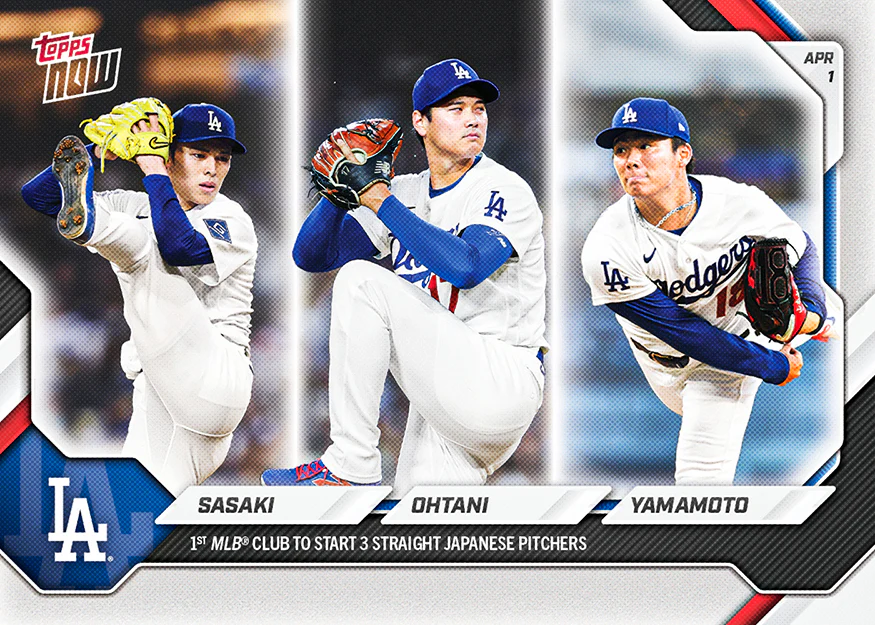 大谷翔平 / 山本由伸 / 佐佐木朗希 2026 MLB Topps NOW 球員卡 Card 42