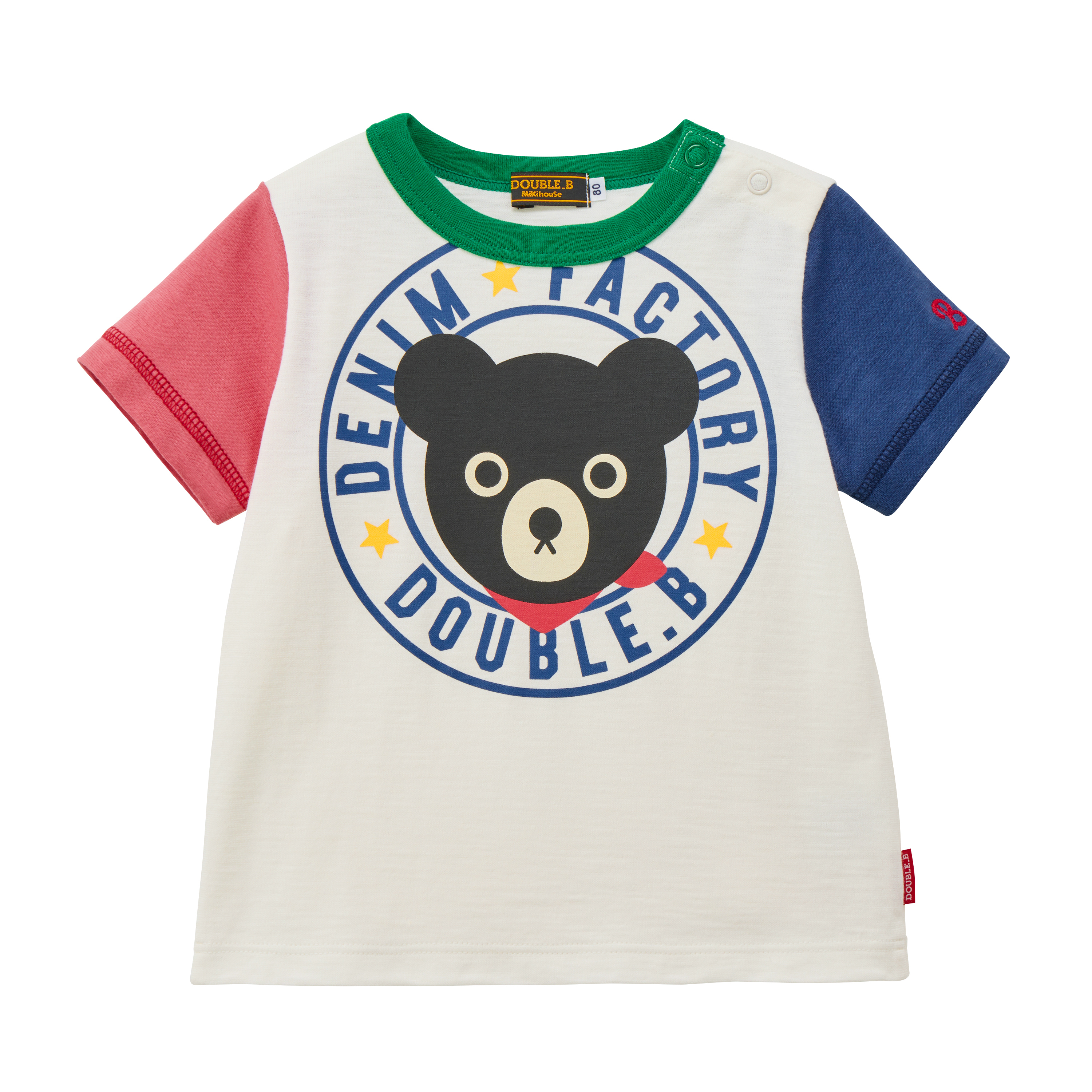 DOUBLE_B 街頭塗鴉風短袖 T 恤-多色