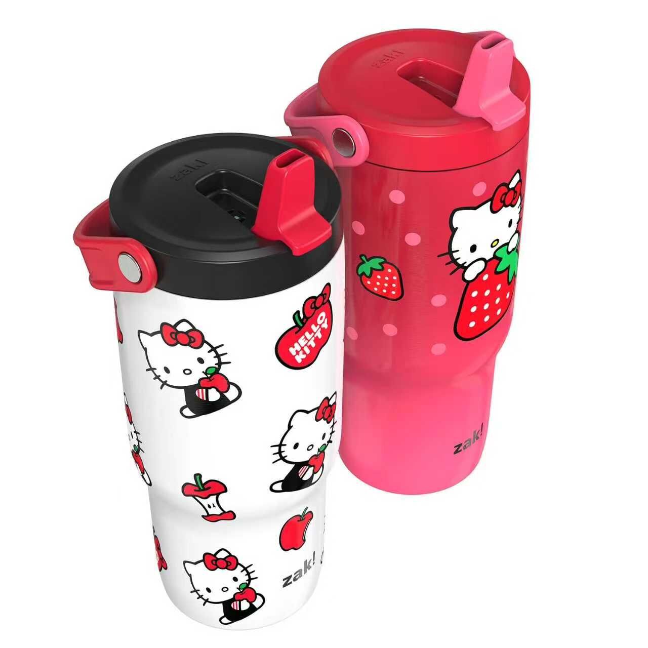 【預購】Zak Designs H072268 彈力握柄吸管杯 (590ml / 2入組)