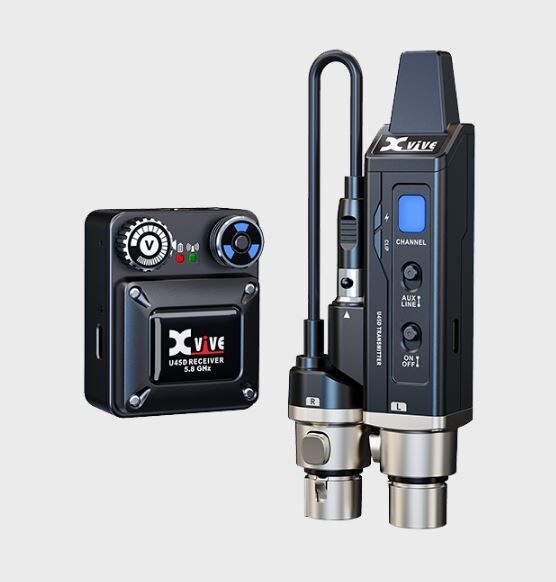 Xvive U45D Stereo In-Ear Monitor Wireless System 無線耳機監尸