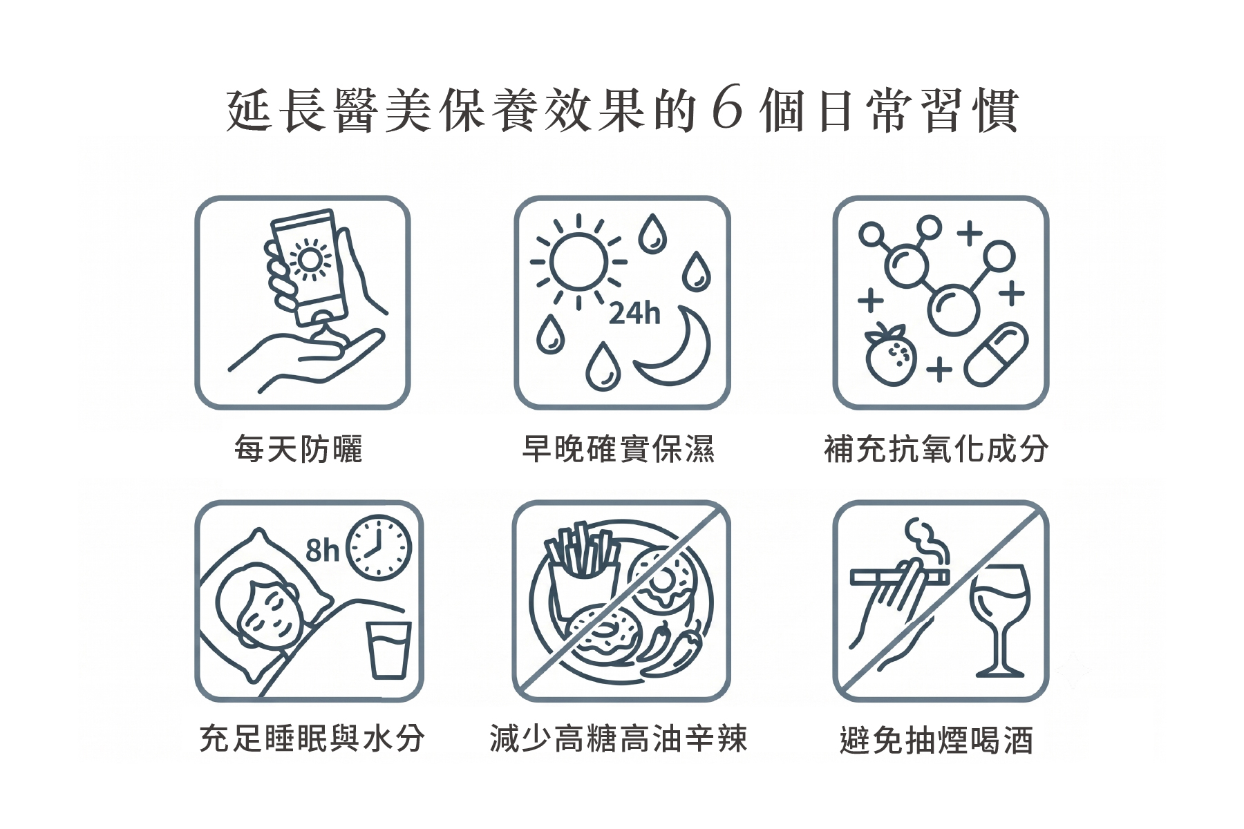 延長醫美針劑效果的6個日常習慣
