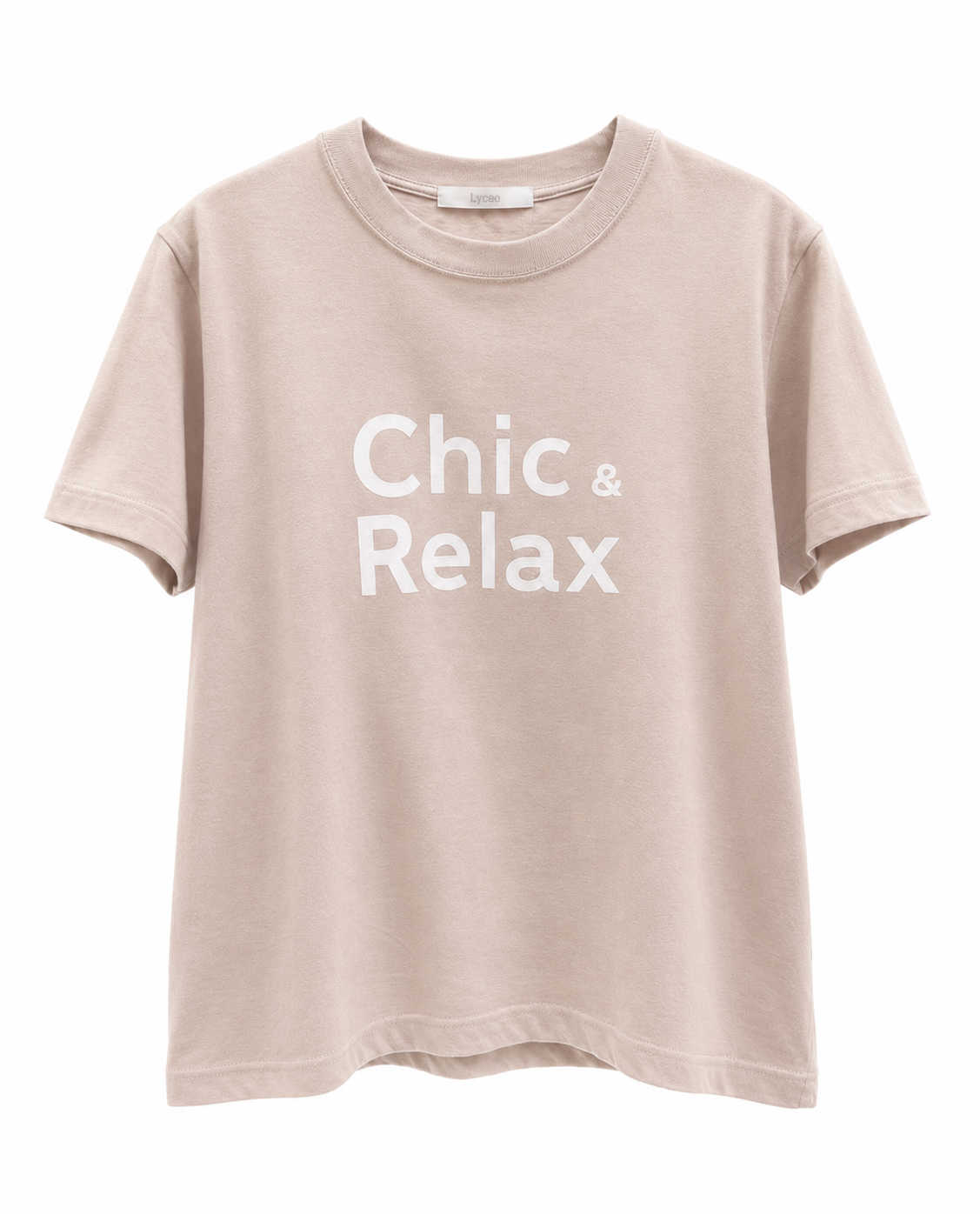 Chic&Relax字母棉T-shirt