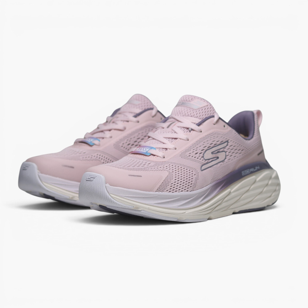 SKECHERS 慢跑鞋 GO RUN MAX CUSHIONING 粉紫色 緩震 女 129720WPNK