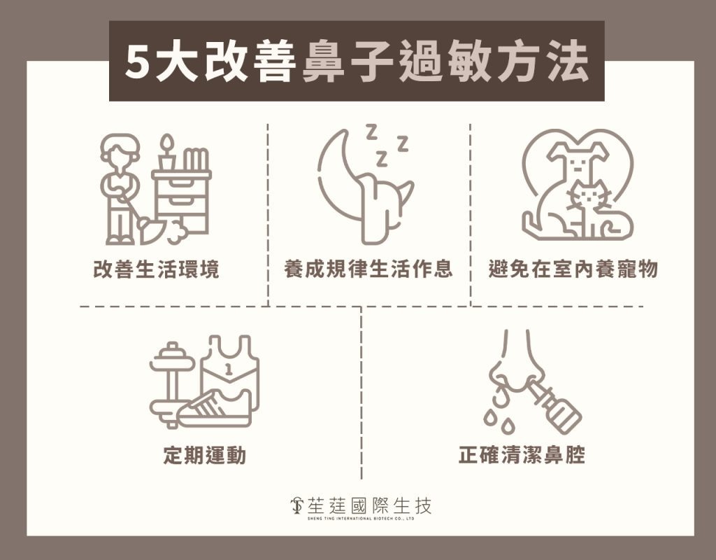 5大改善鼻子過敏方法