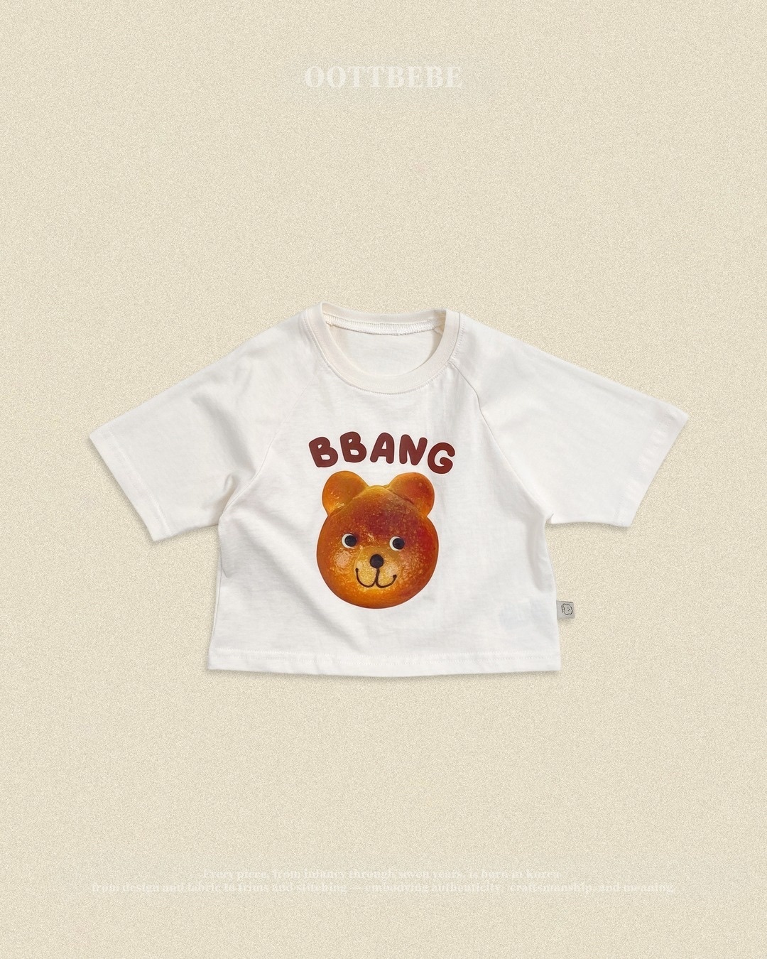OOTT BEBE Cute Bear Raglan Tee（With Mom）