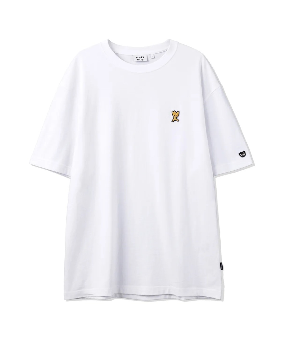 【預購】韓國代購 Wacky Willy 經典款 Kiki Wappen 簽名款 短袖 T-shirt WA2502ST01WH