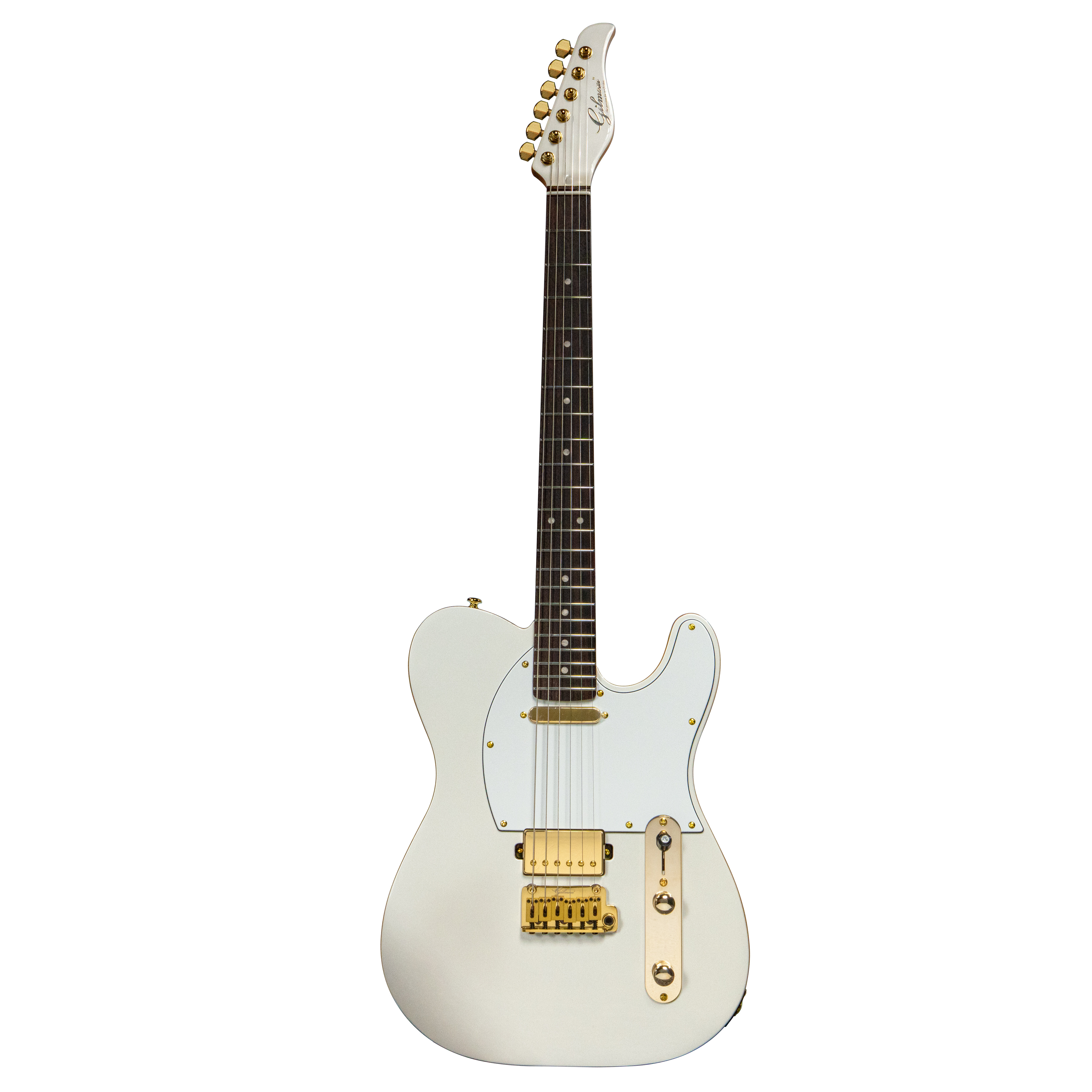 Gilmour guitar Modern T ECO 白 電吉他 不鏽鋼琴衍 2 Piece Alder