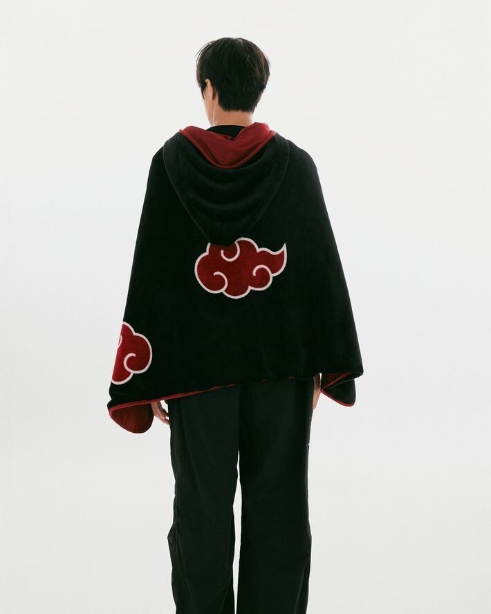 Spao 火影忍者 聯名 帶帽 披風 毛毯 兩款