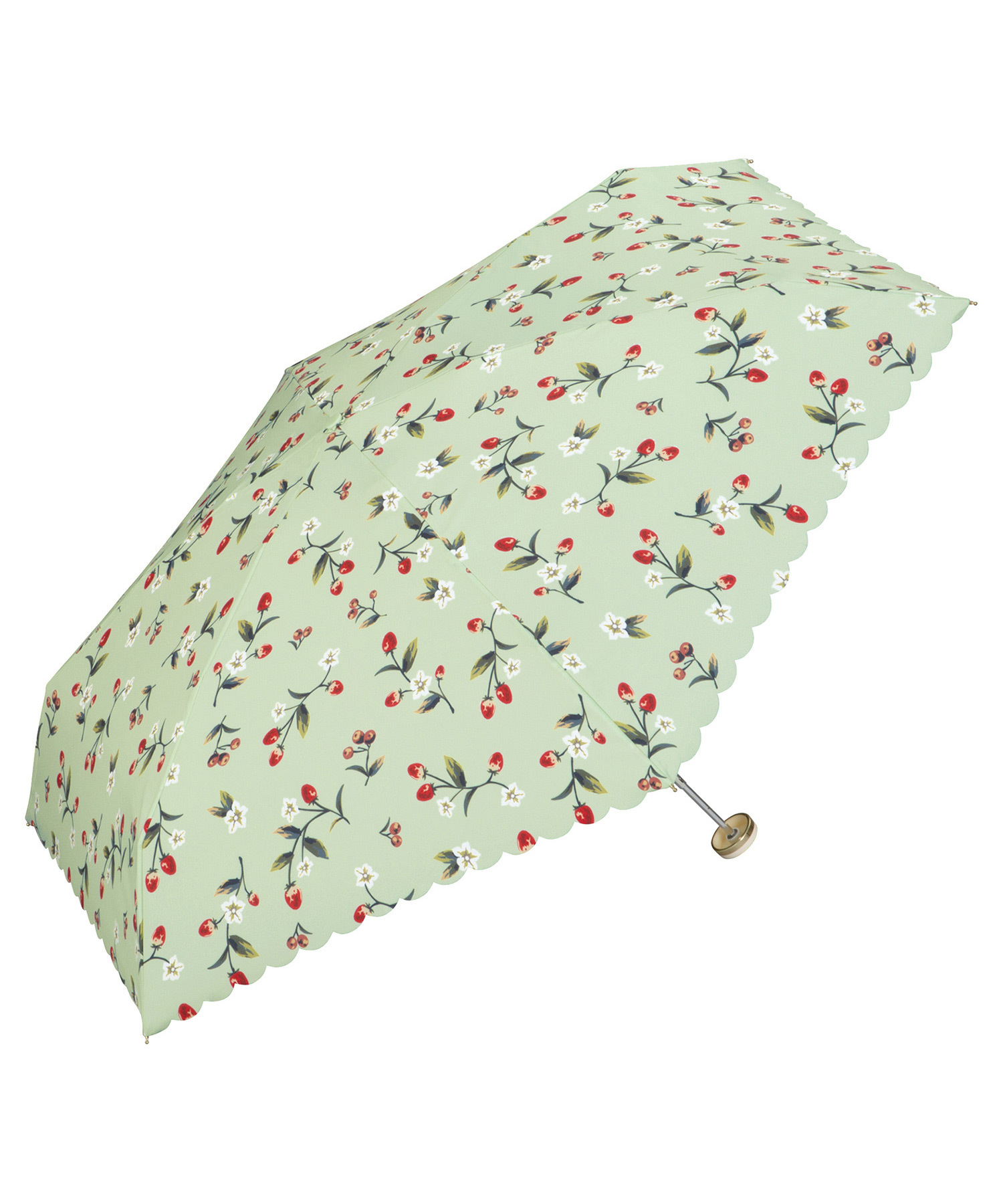 (F) MINI UMBRELLA 草莓花園復古迷你摺疊傘 (220g) #WPP010 - WPC #2907UB