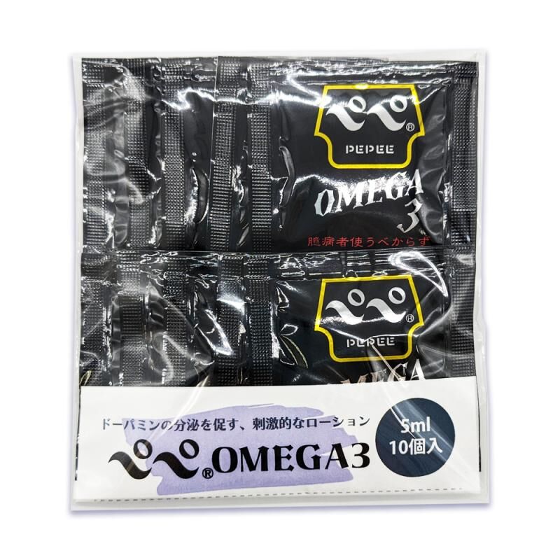 Pepee - 中島 OMEGA 3 水性潤滑液 (中高黏) 5ml x 10包裝