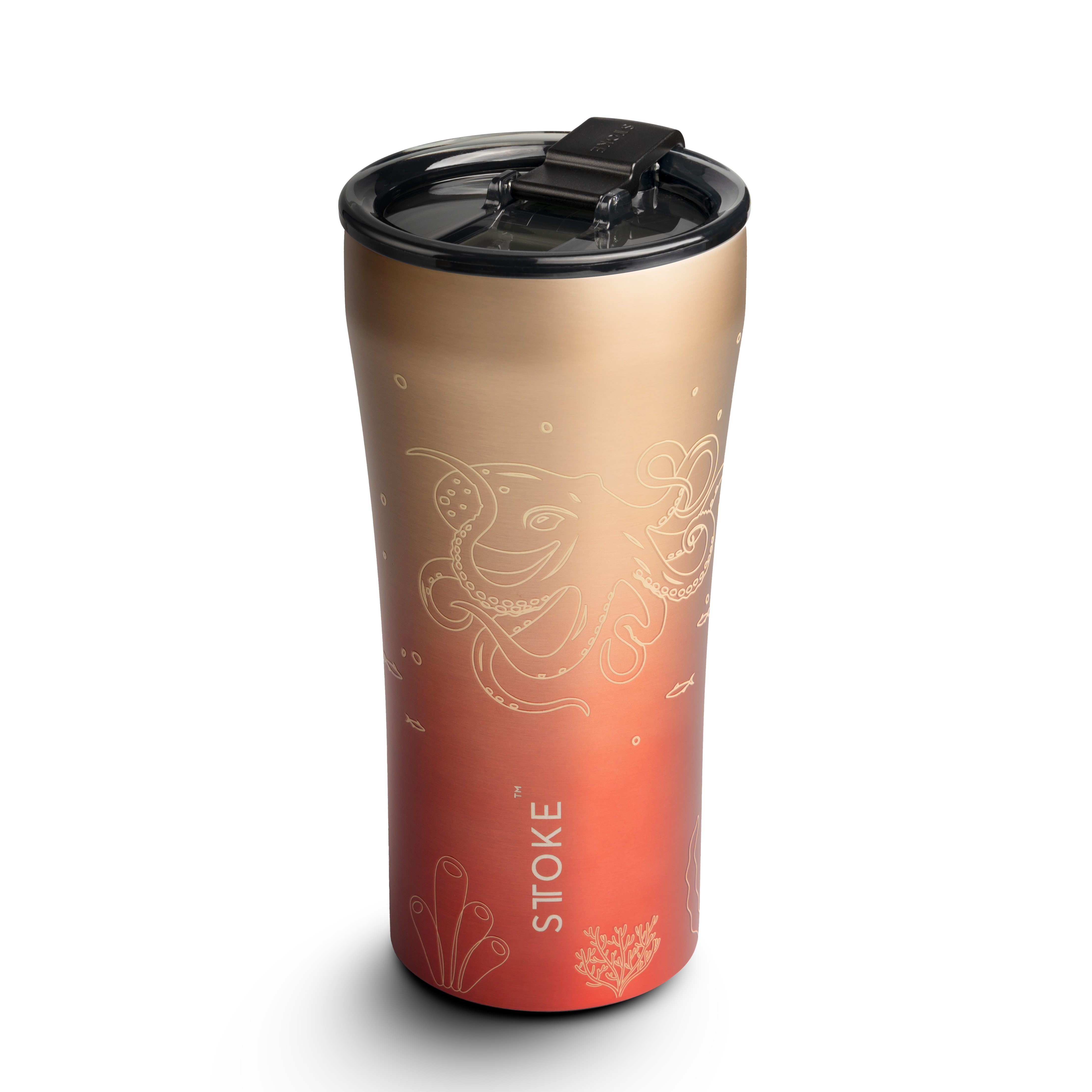 STTOKE 精品陶瓷保溫杯－海洋系列！章魚
