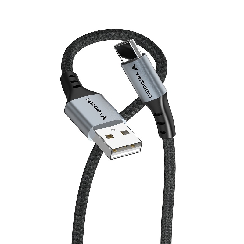 Verbatim USB-A to USB-C 18W Sync & Charge Cable (SCC2-AC) 120cm