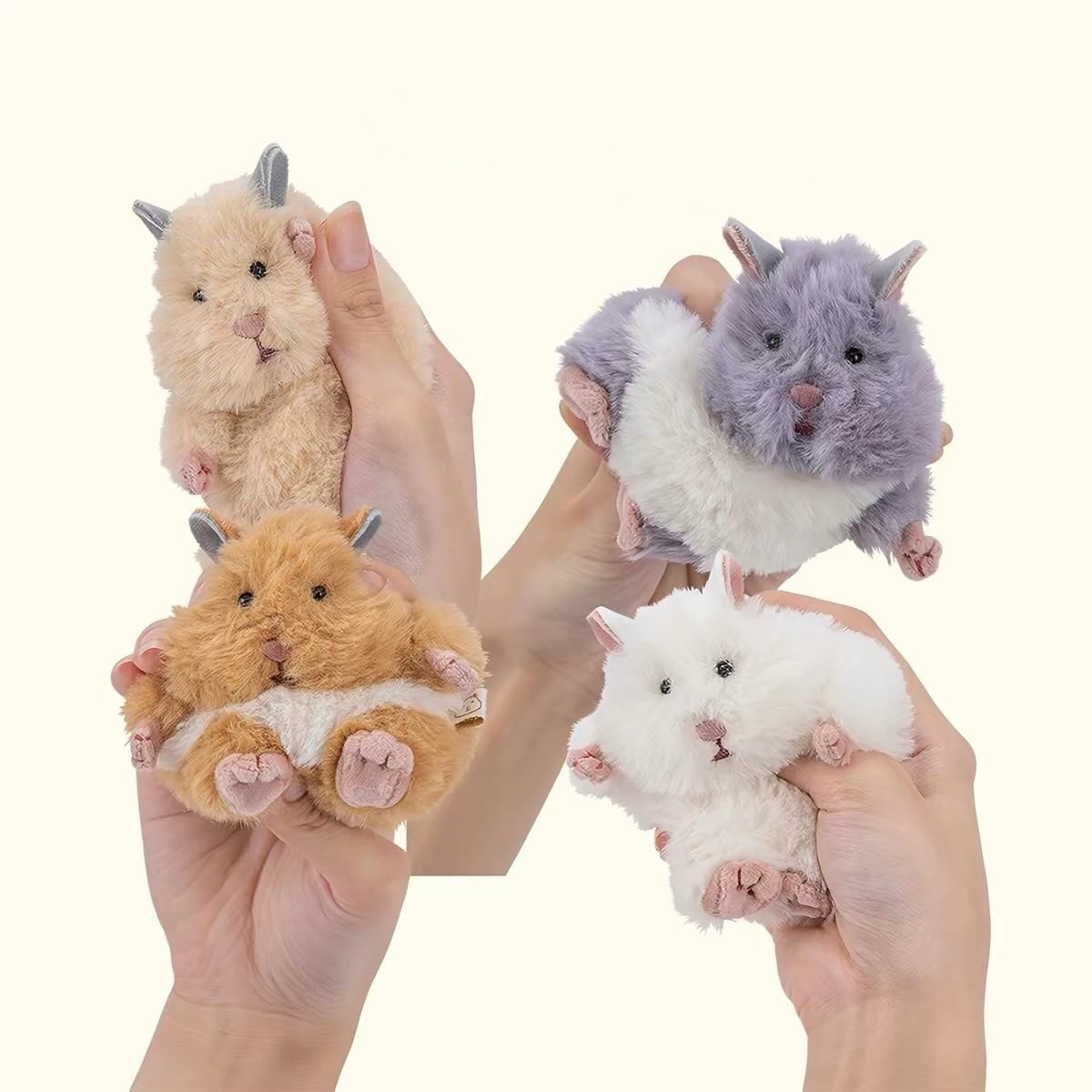 【逢甲 FUZZY】毛絨絨倉鼠 紙袋鼠 吊飾 鑰匙圈