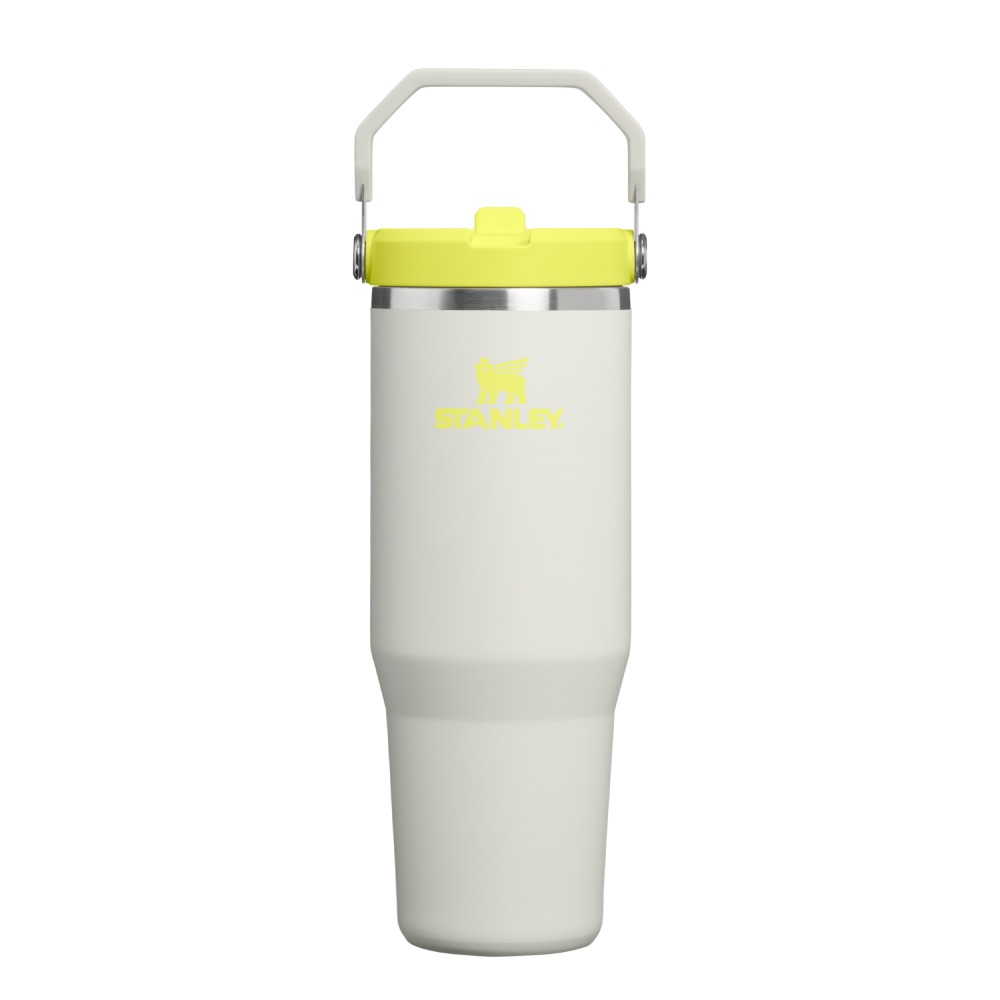 STANLEY 經典系列 IceFlow 手提吸管杯2.0 0.88L / 礫石螢光