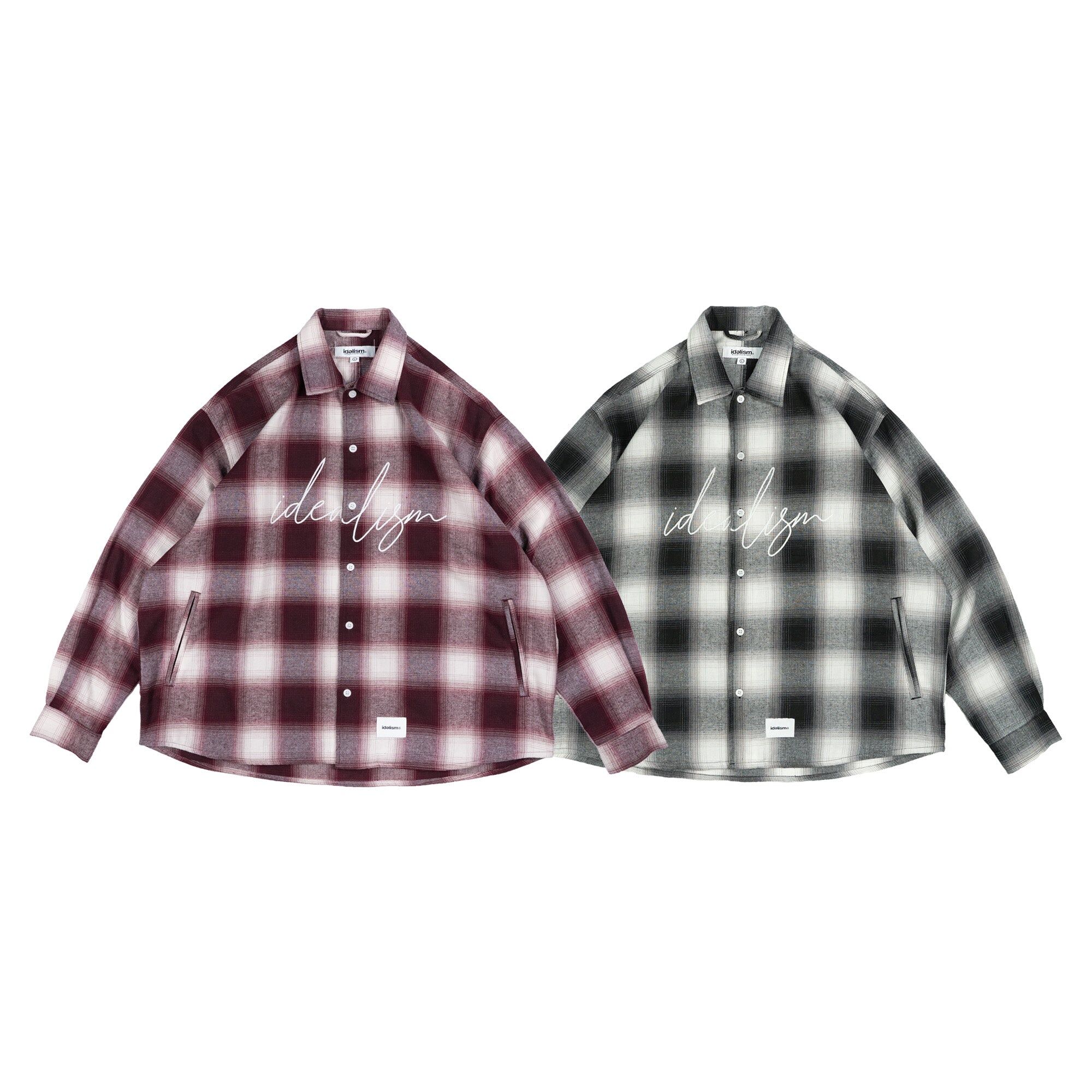 IDE Check L-Shirt/格紋長襯衫