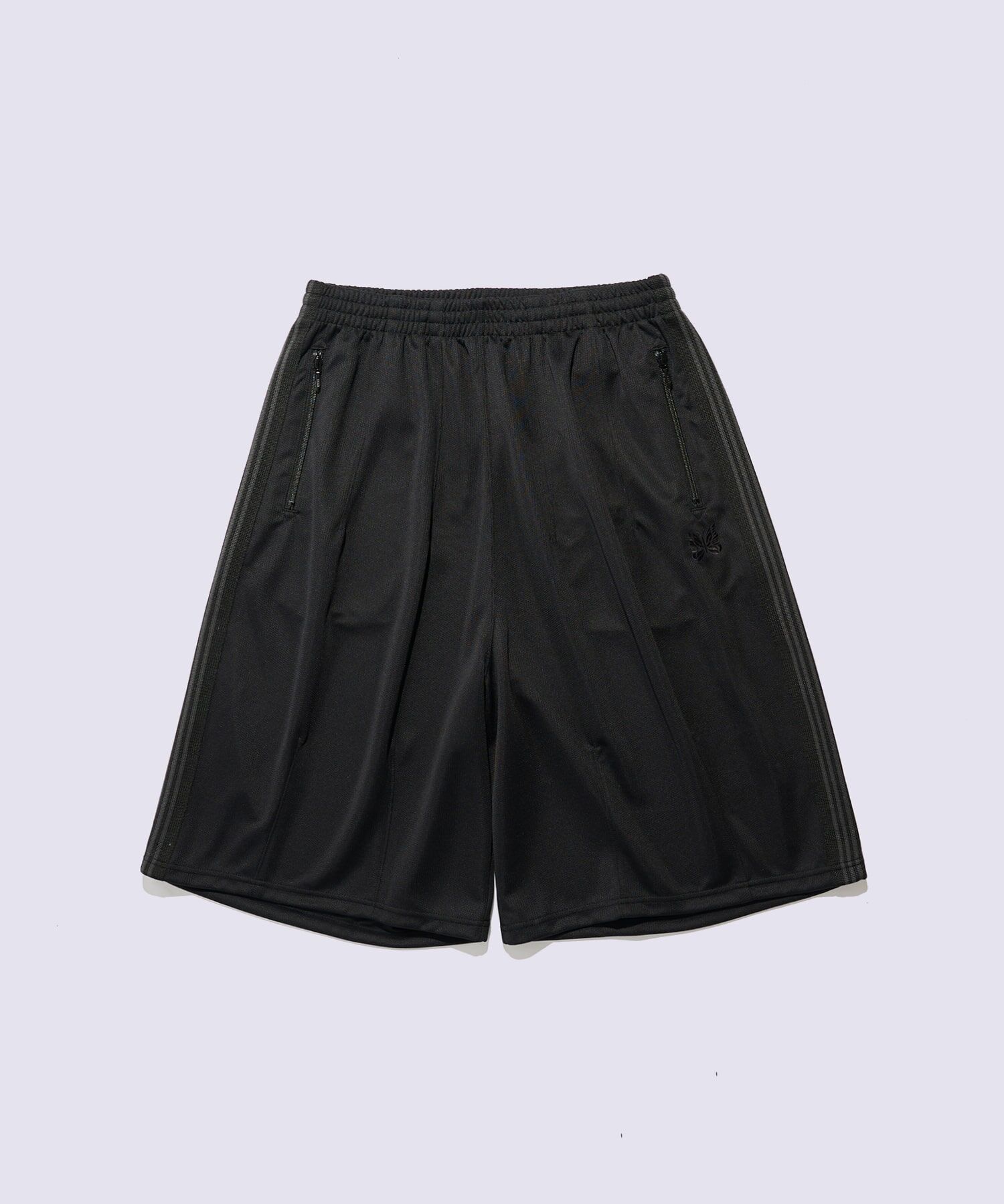 Needles x Studious H.D Track Shorts Poly Mesh - Black
