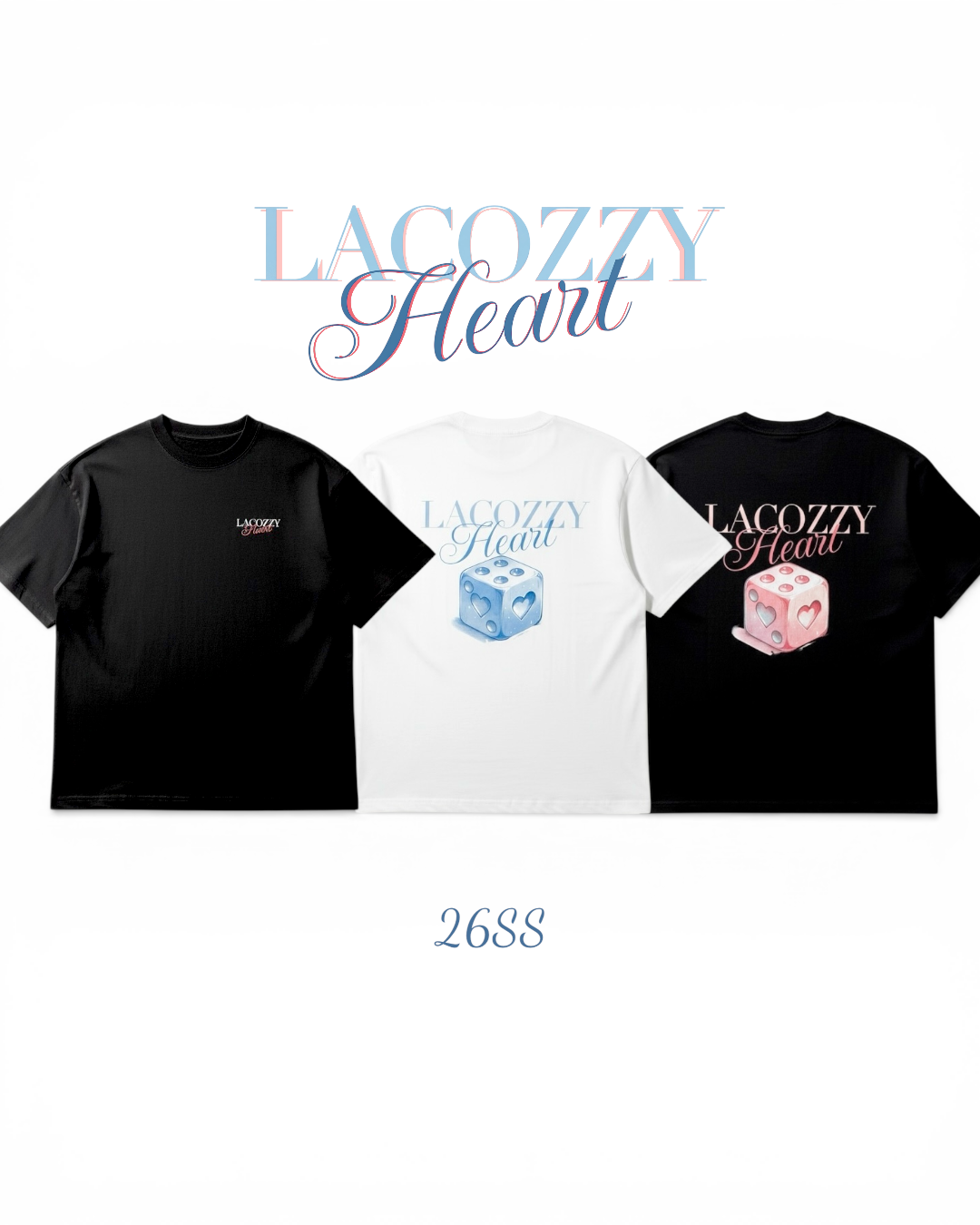 LACOZZY Heart Dice Tee