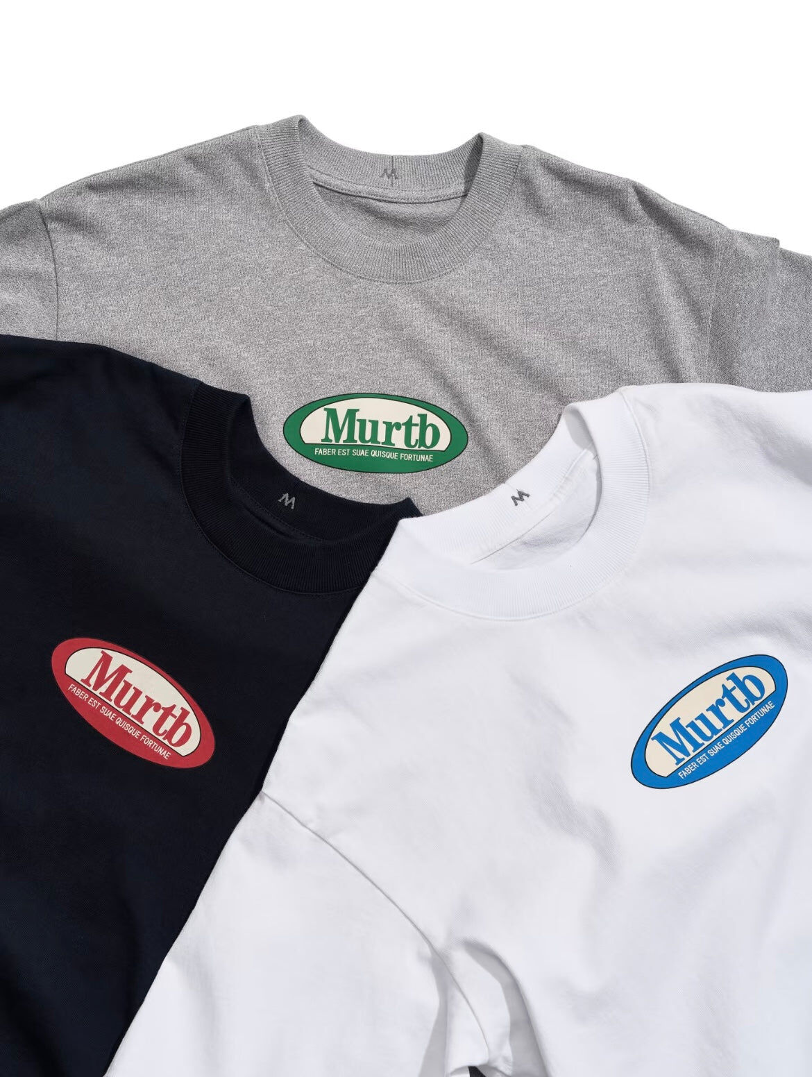 MUD 撞色logo短Tee