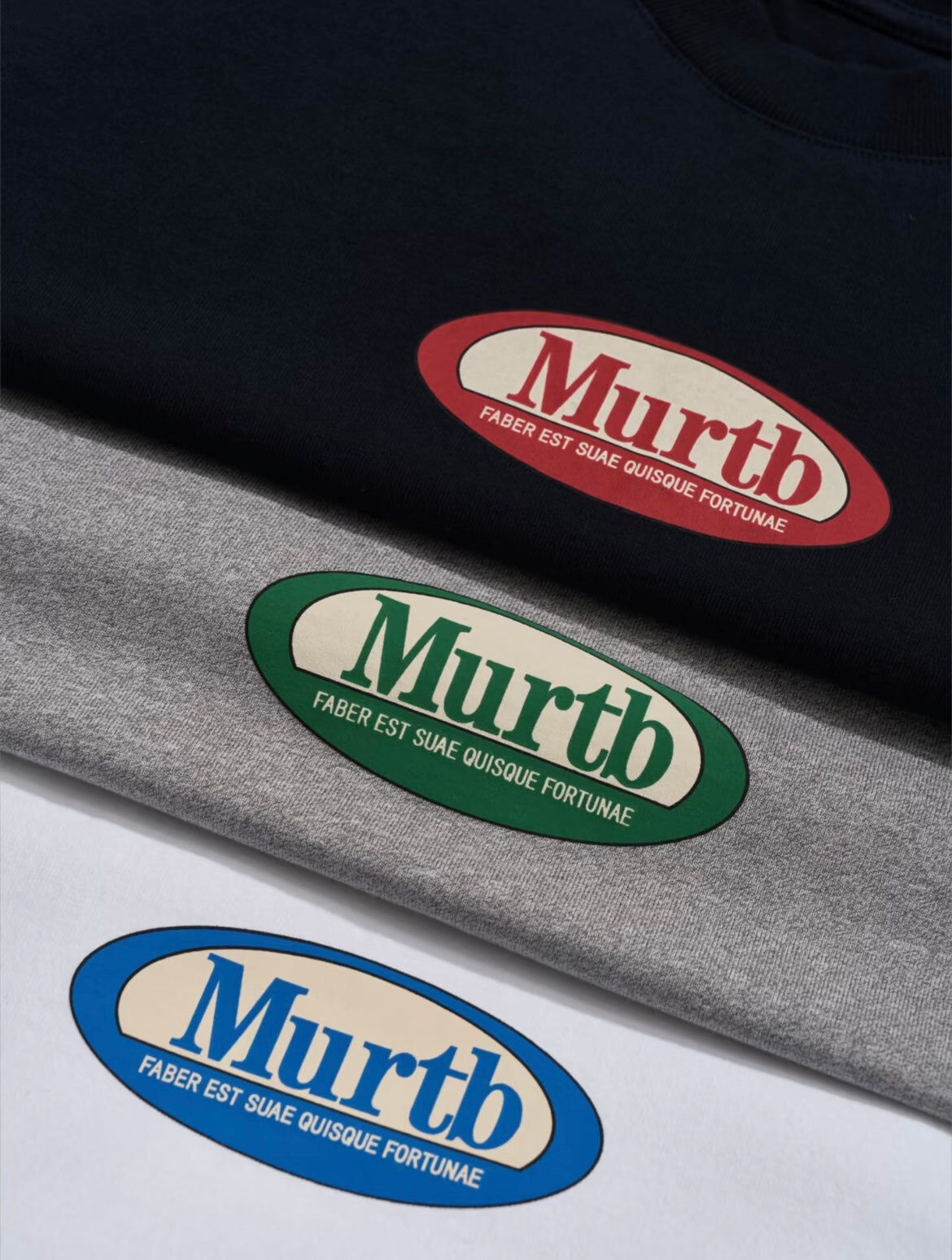 MUD 撞色logo短Tee