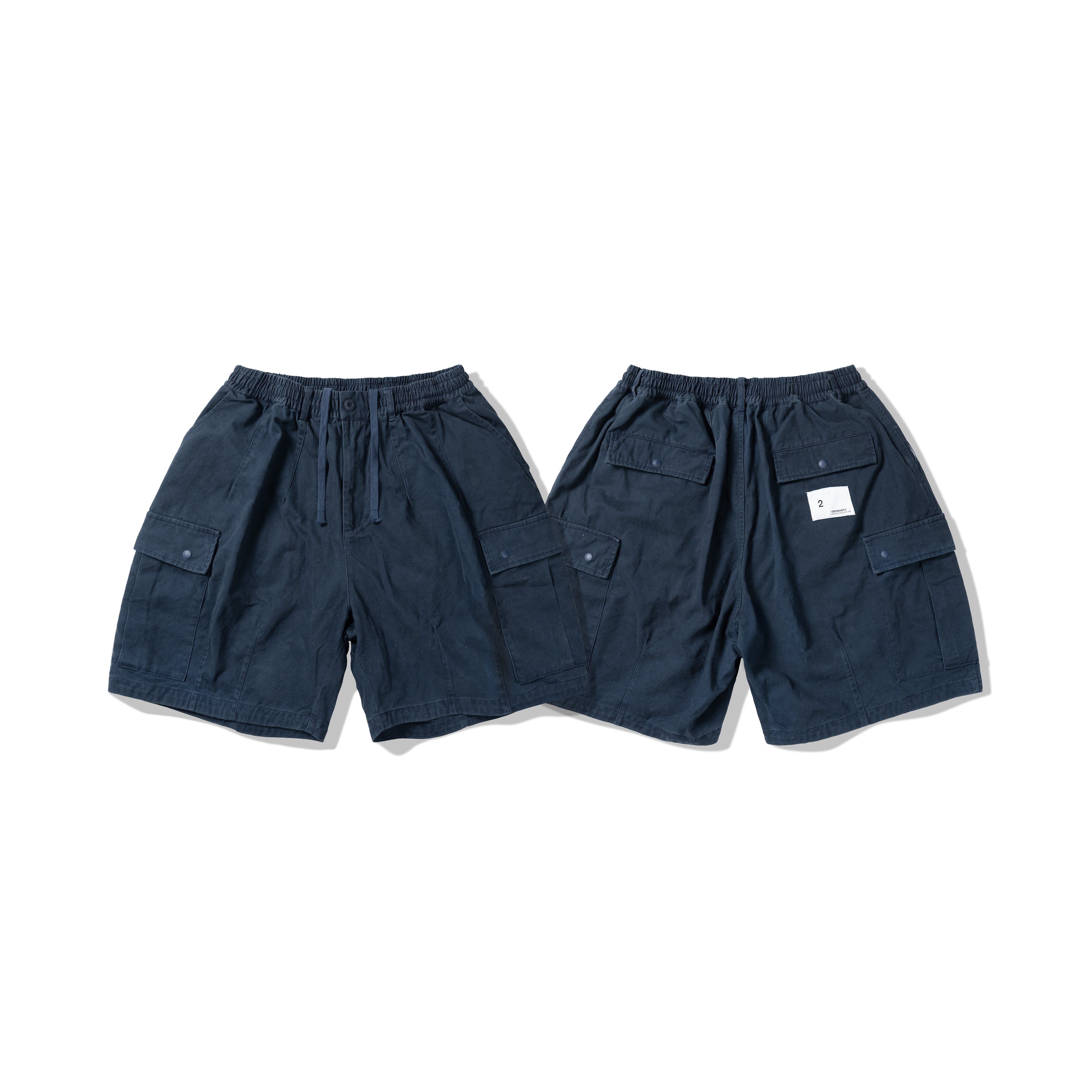 ORDINARY WASHED UTILITY CARGO SHORTS