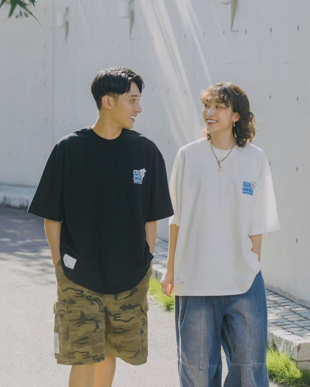 ORDINARY X WHONWHON WHALE SURFING TEE