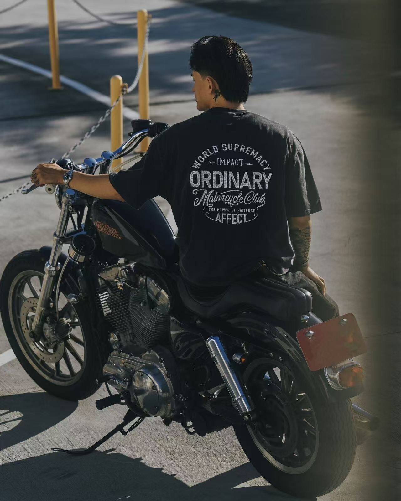 ORDINARY RIDER'S SPIRIT WASHED TEE