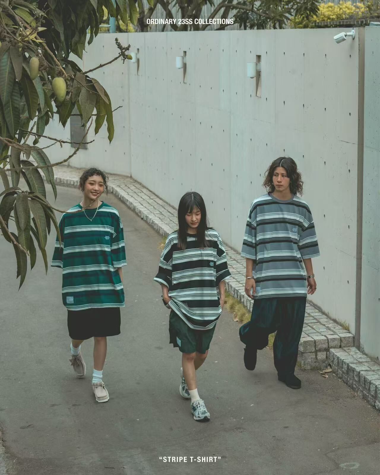 ORDINARY 不規則寬鬆橫紋短TEE 2.0