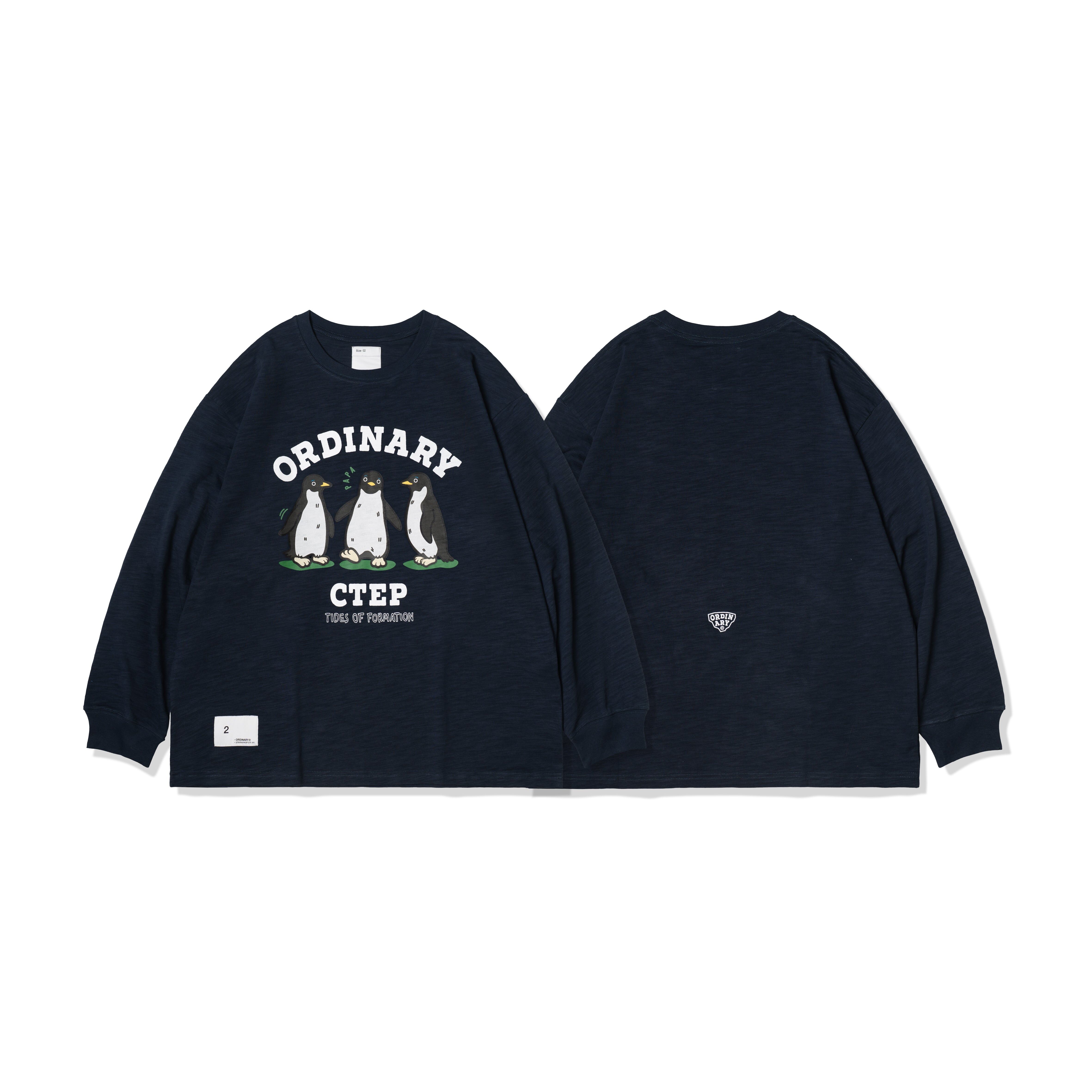 ORDINARY 企鵝夥伴竹節棉長Tee