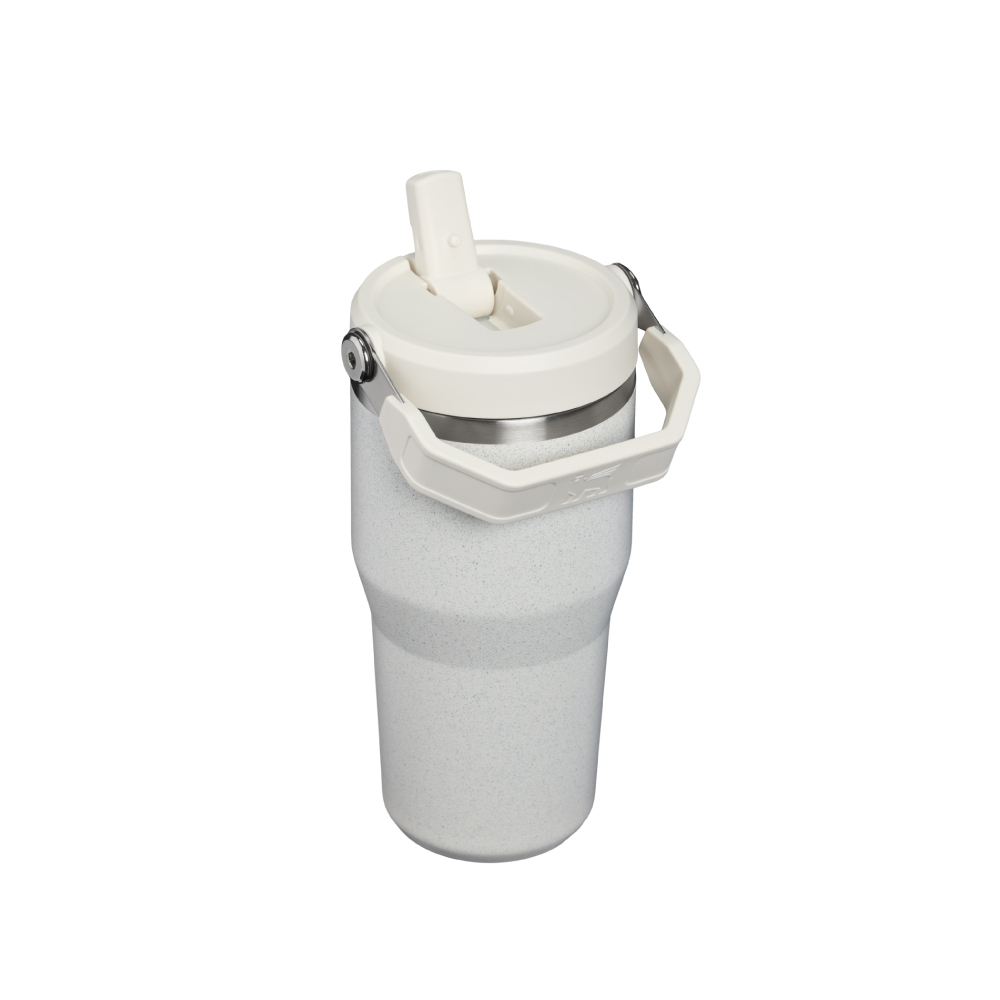STANLEY 經典系列 IceFlow 手提吸管杯2.0 0.59L / 月岩白