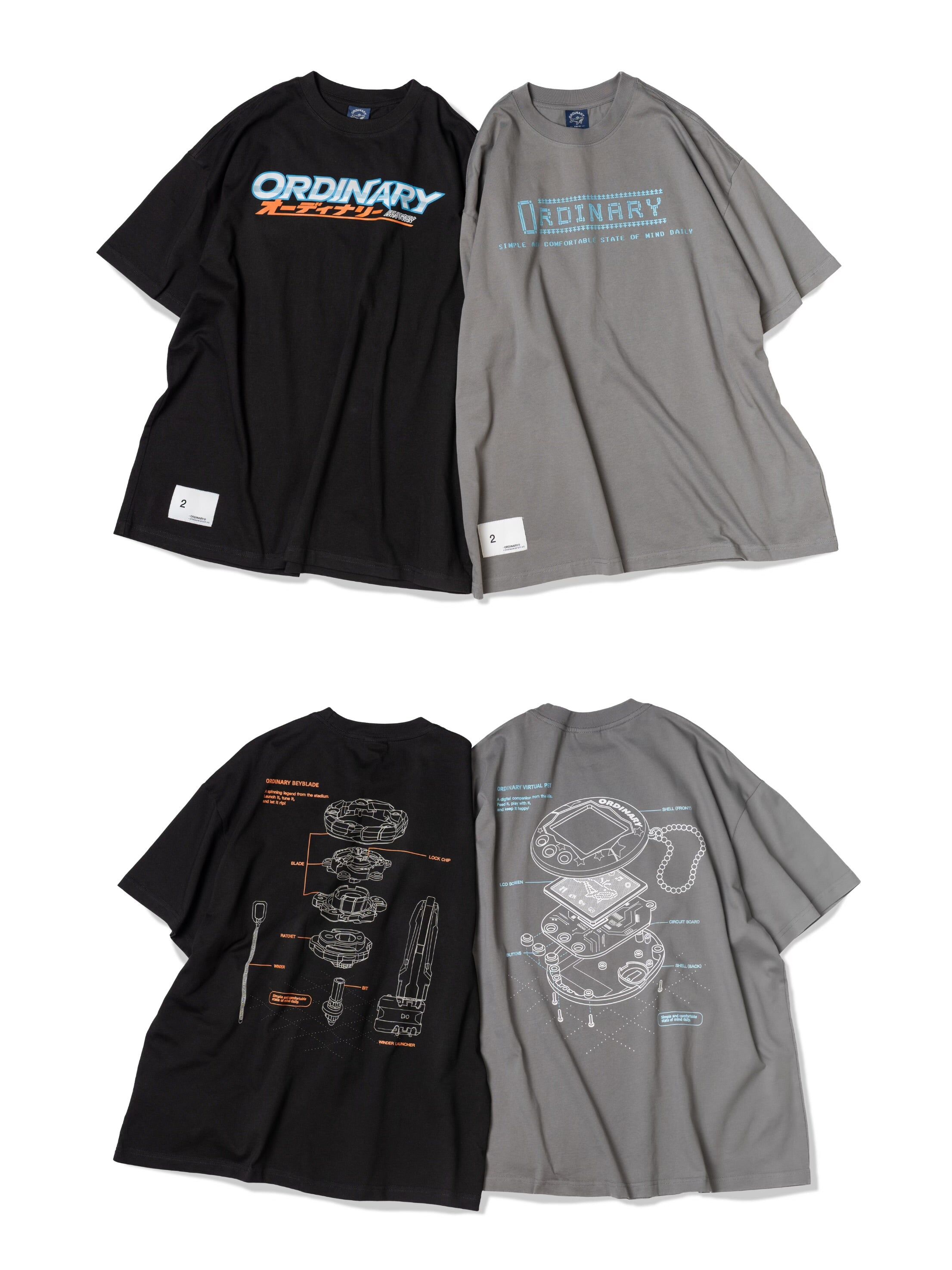 ORDINARY 復古遊戲機Tee