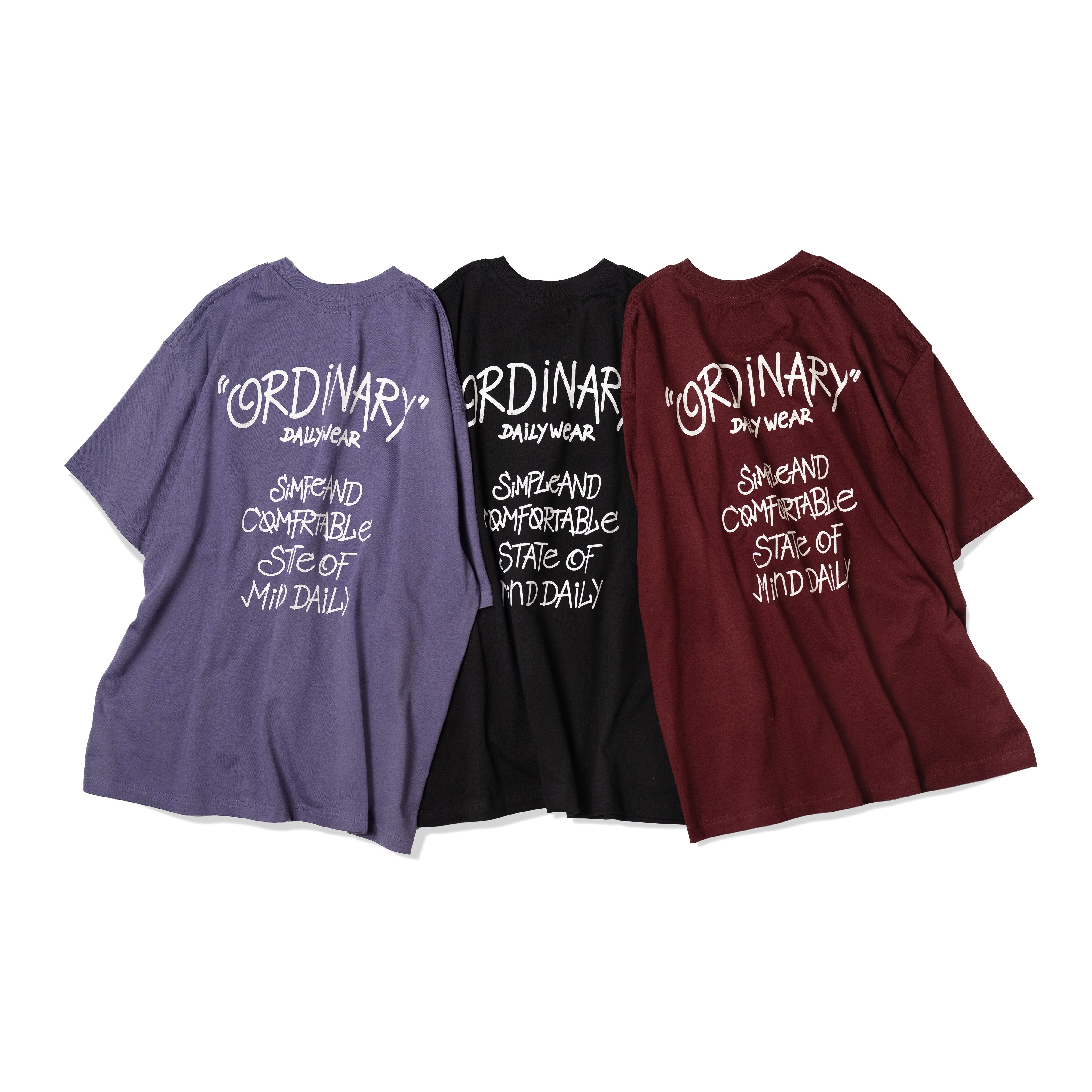 ORDINARY 美式手繪LOGO短Tee