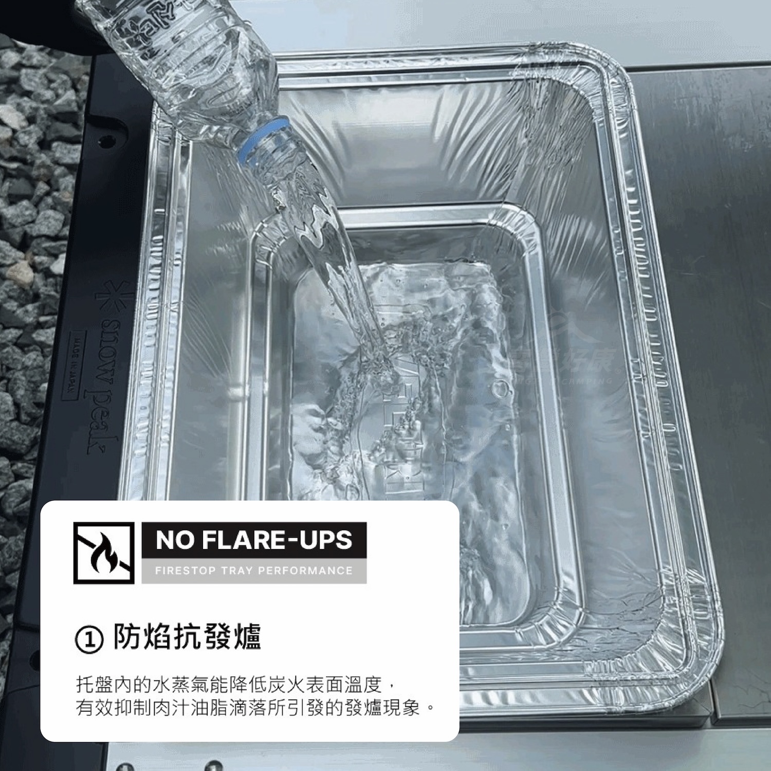 【VELTRIX】FIRESTOP TRAY 一單位拋棄式炭火盤 (3入組) TE