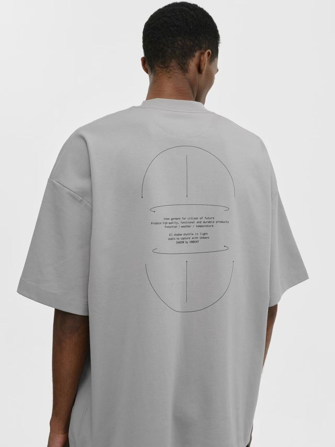 Shadow by UNBENT Blended fabric Shortsleeve