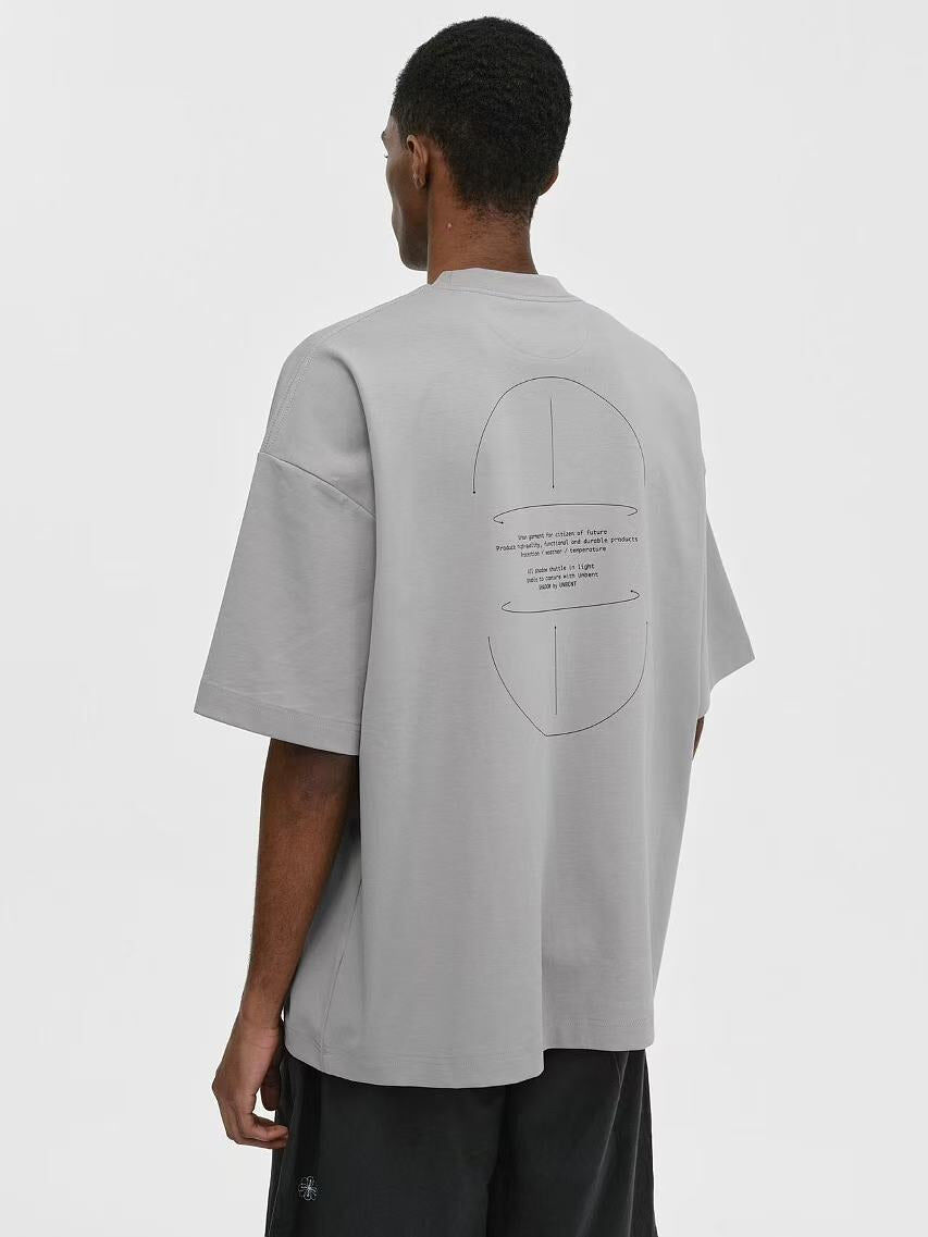 Shadow by UNBENT Blended fabric Shortsleeve