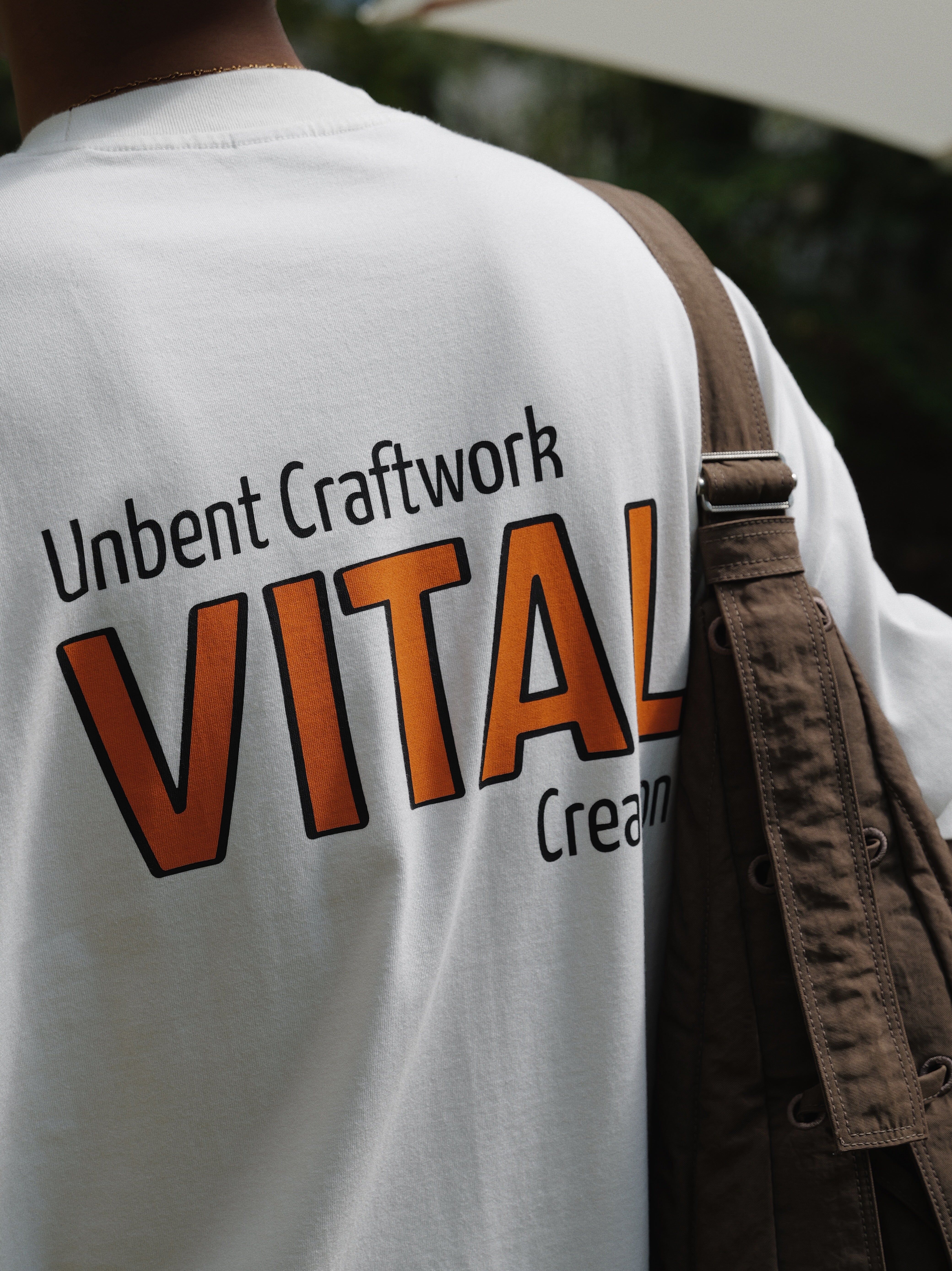 UNBENT 25SS VITAL撞色字短Tee
