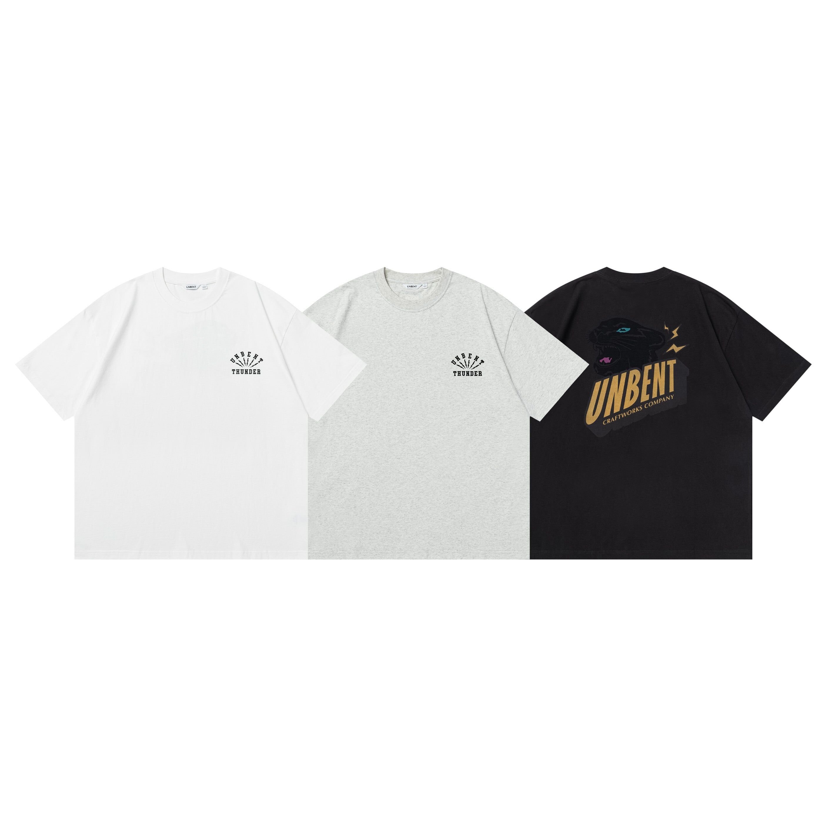 UNBENT 26SS黑豹圖案短Tee