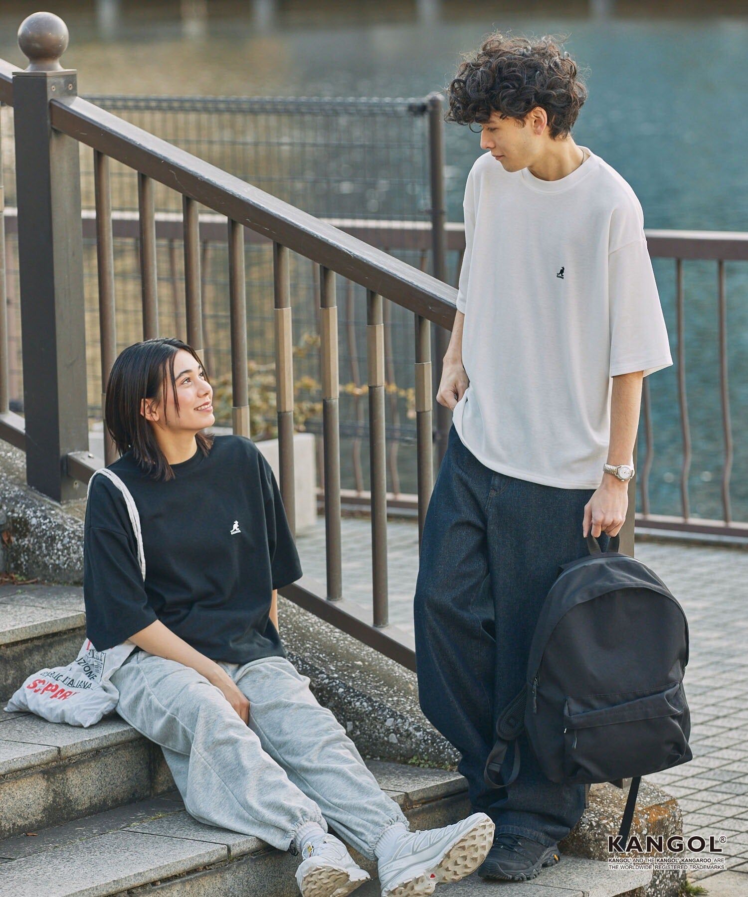 日版KANGOL Logo Tee