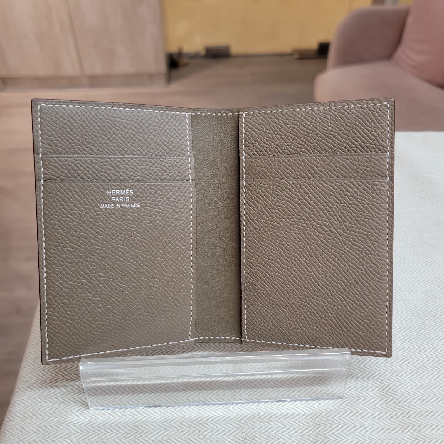 HERMES MC² Euclide card holder ETOUPE 大象卡包