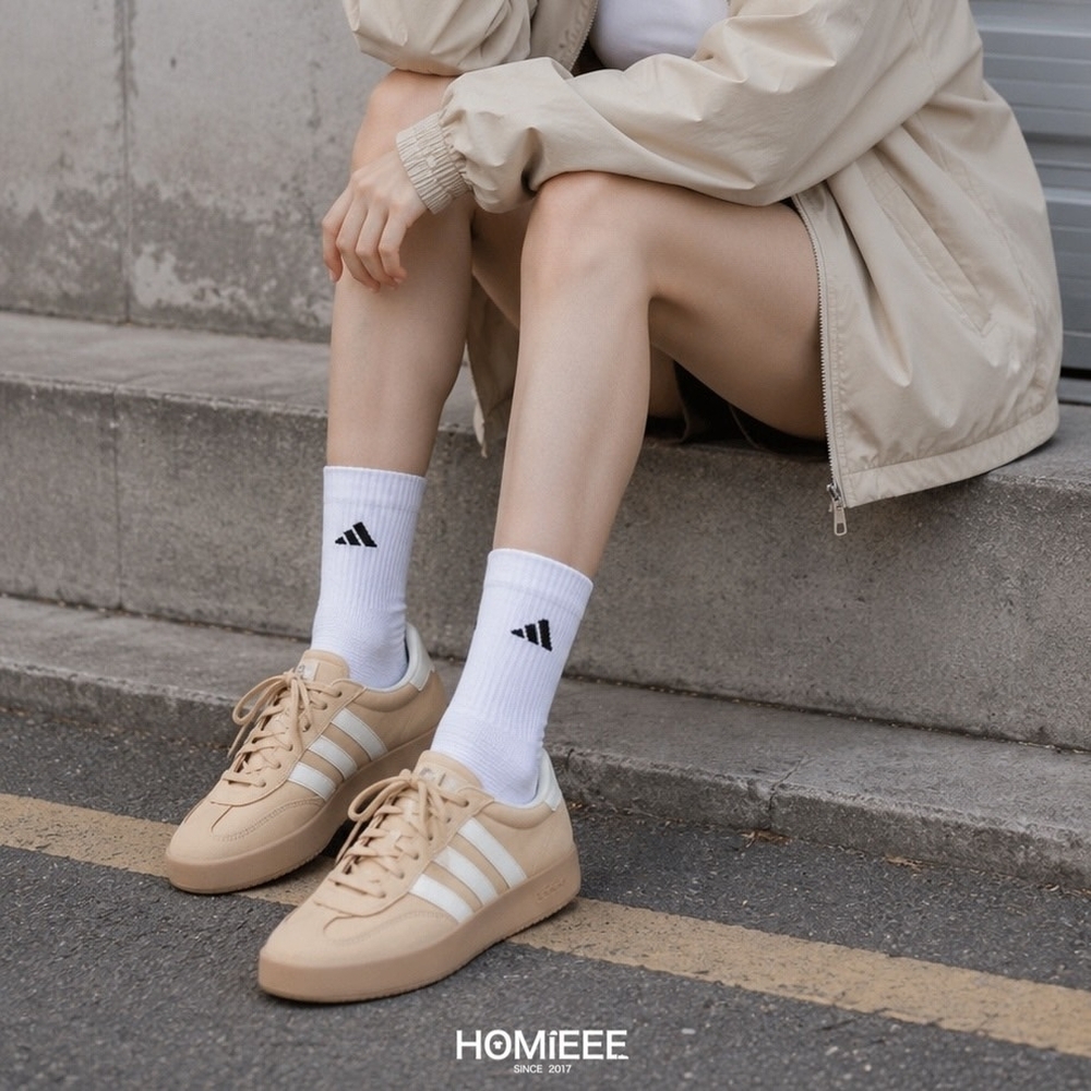 Adidas Barreda 德訓鞋 休閒鞋 女鞋 奶茶色 [KH7000]